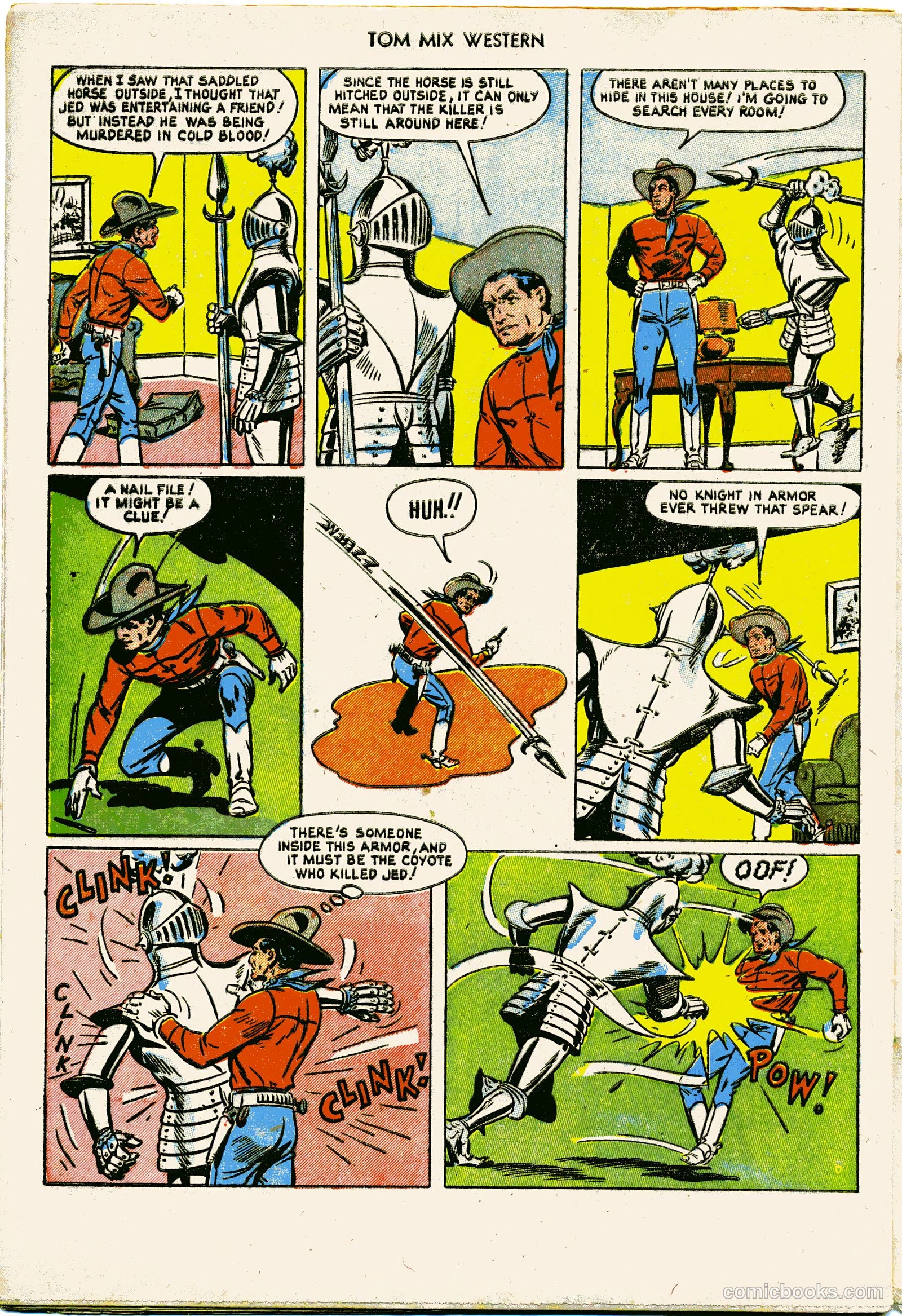 Tom Mix Western #55 (1952) — page 32 of 36