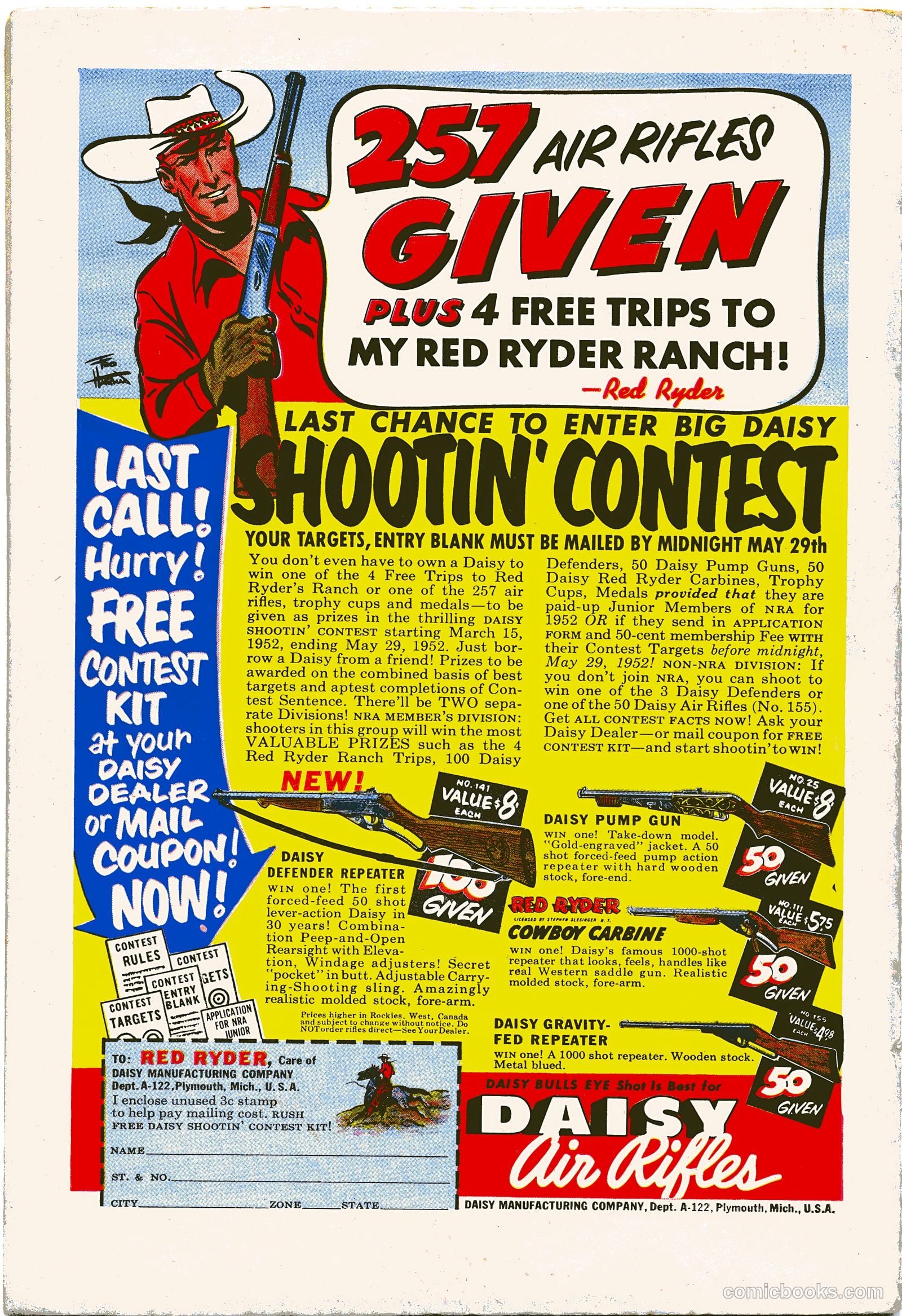 Tom Mix Western #55 (1952) — page 36 of 36