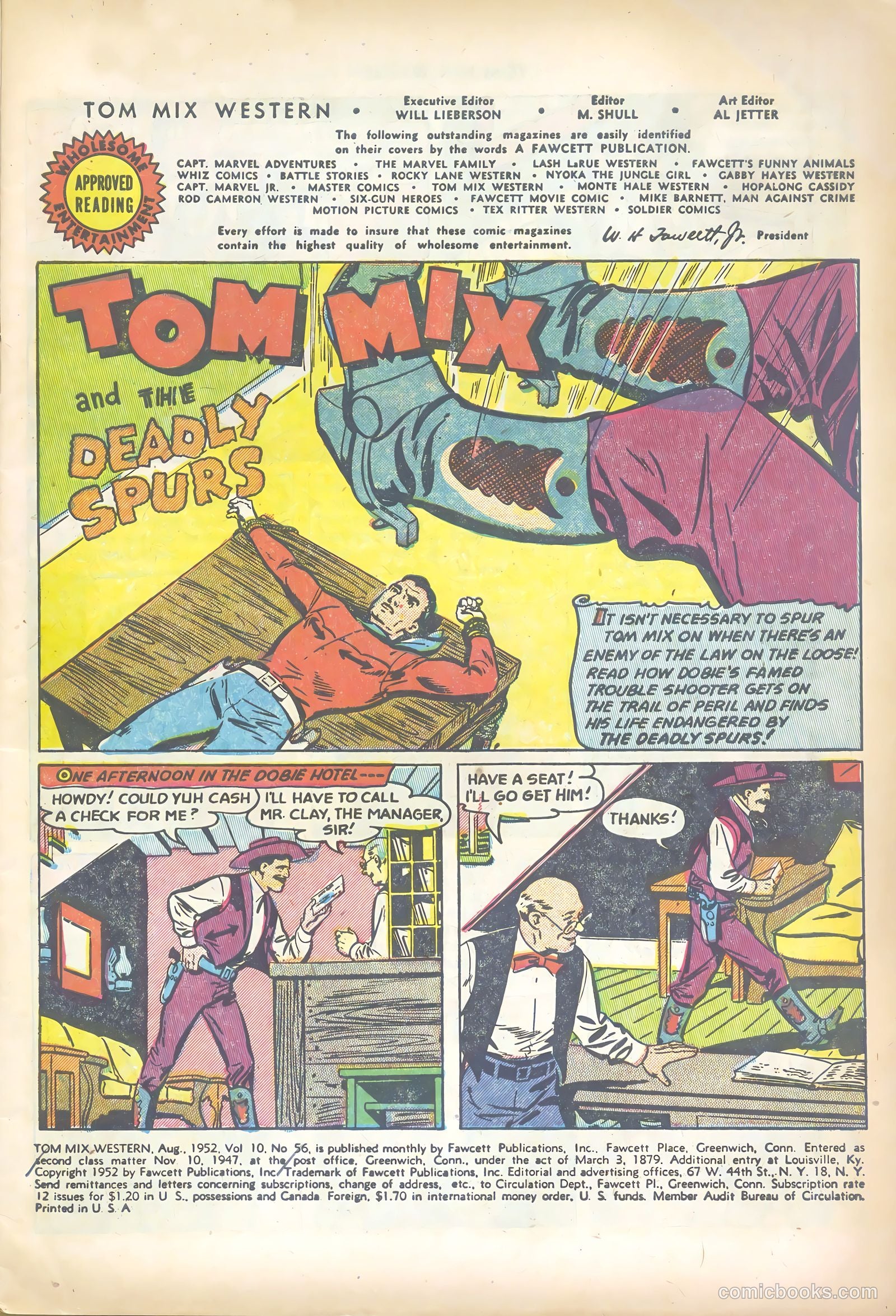 Tom Mix Western #56 (1952) — page 3 of 36