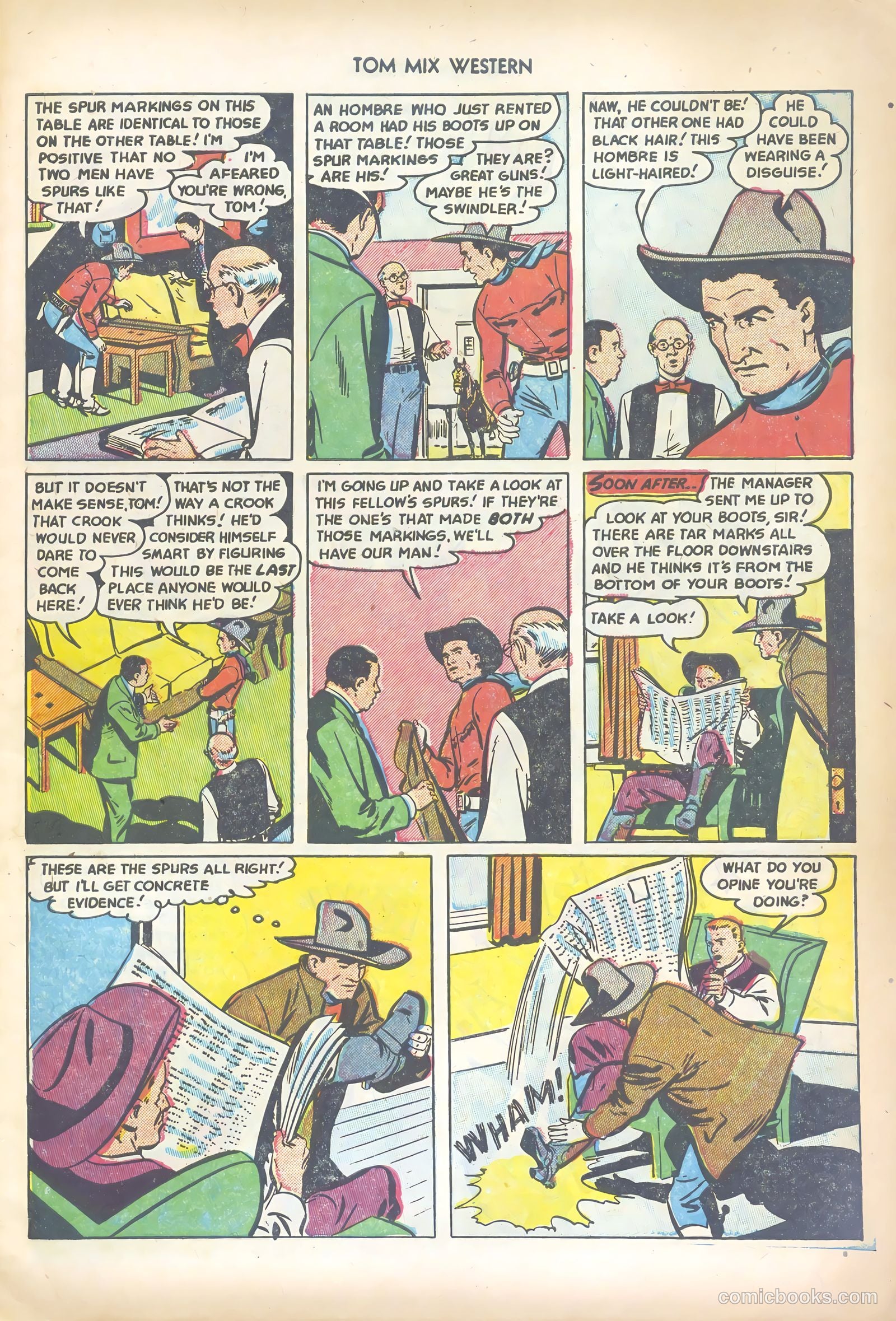 Tom Mix Western #56 (1952) — page 7 of 36