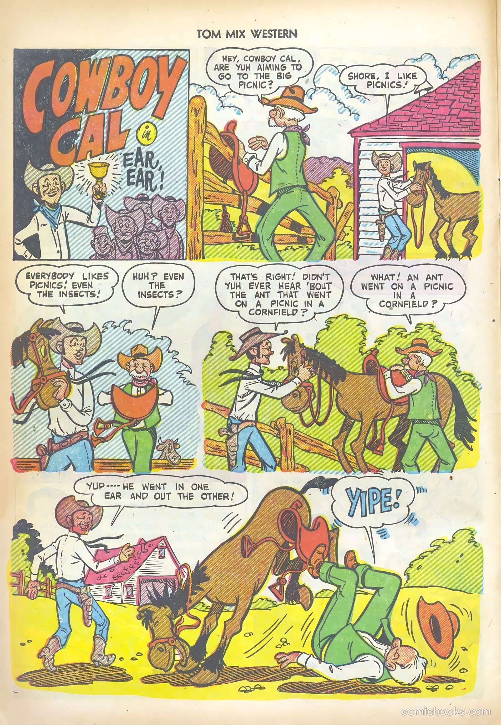 Tom Mix Western #56 (1952) — page 10 of 36