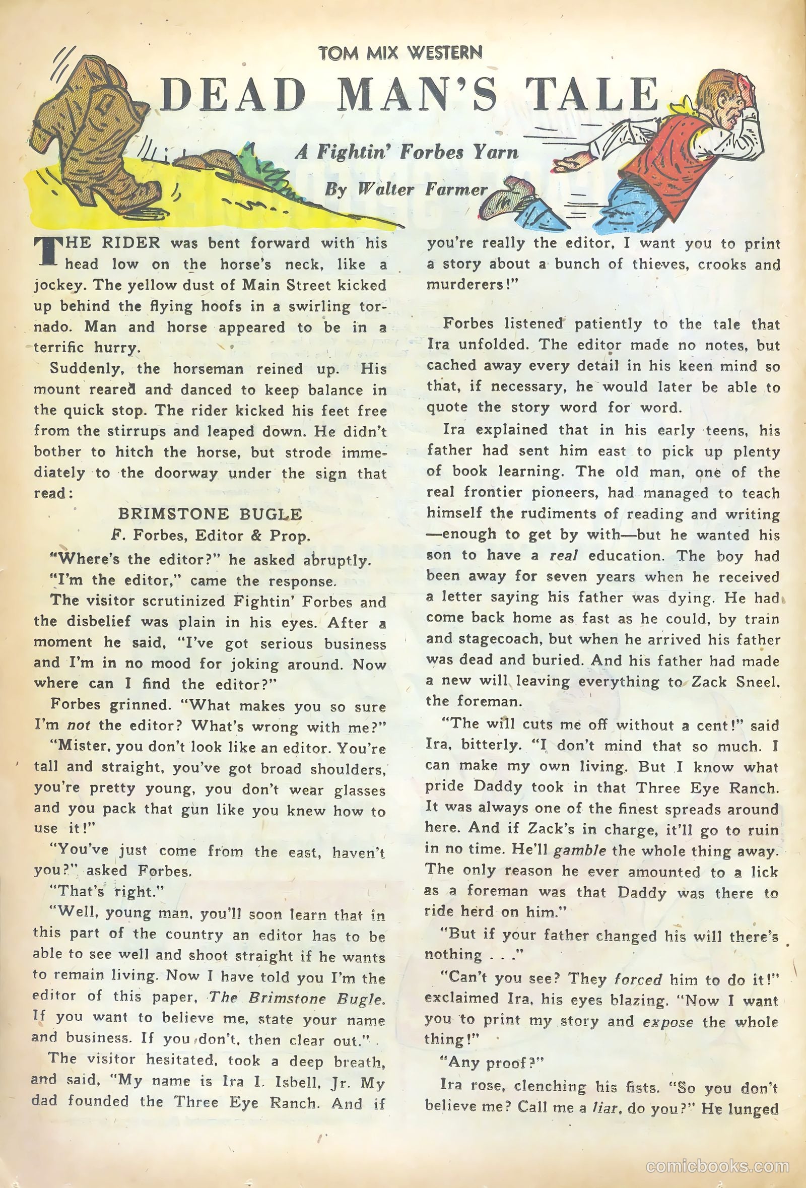 Tom Mix Western #56 (1952) — page 12 of 36