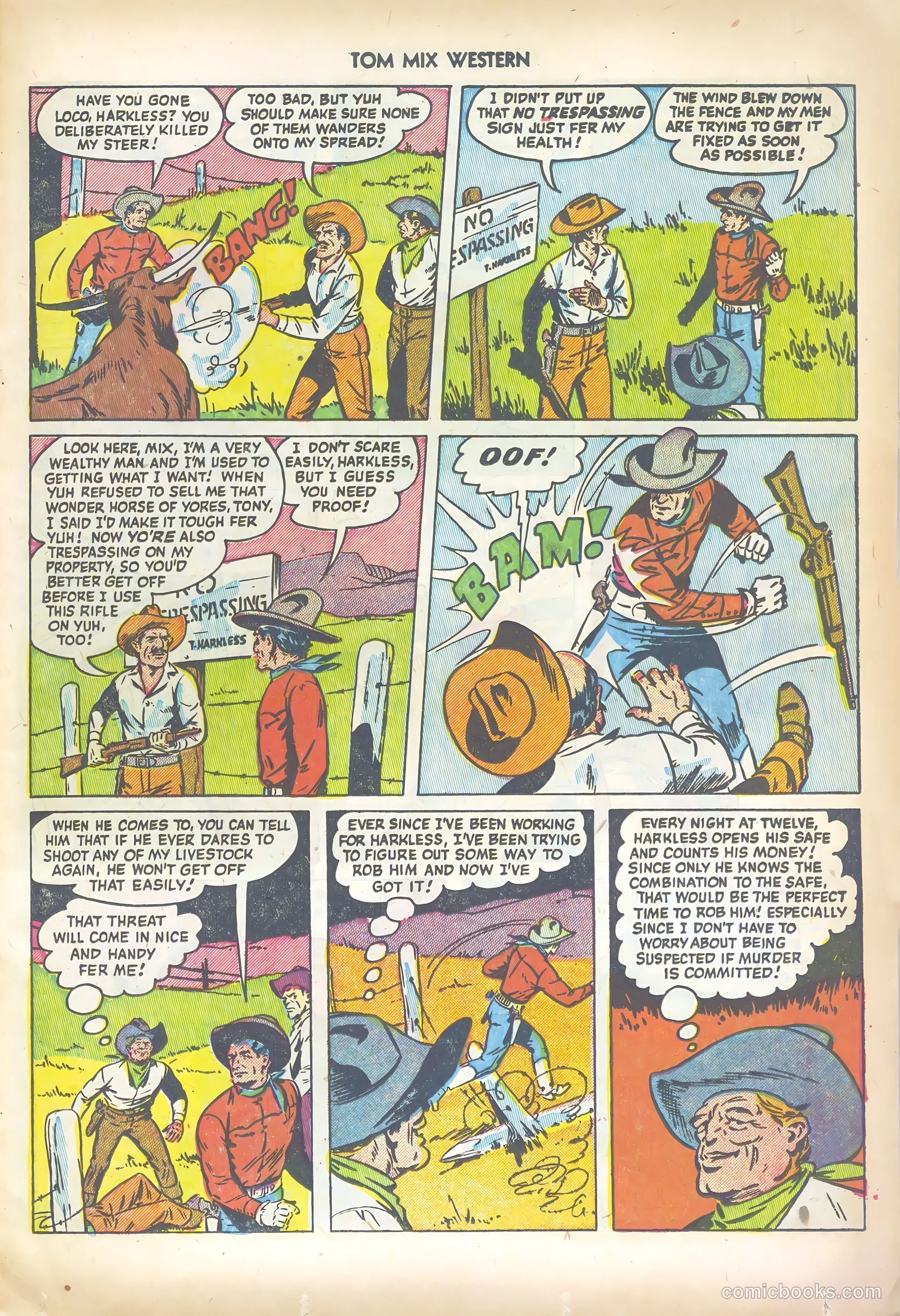 Tom Mix Western #56 (1952) — page 15 of 36