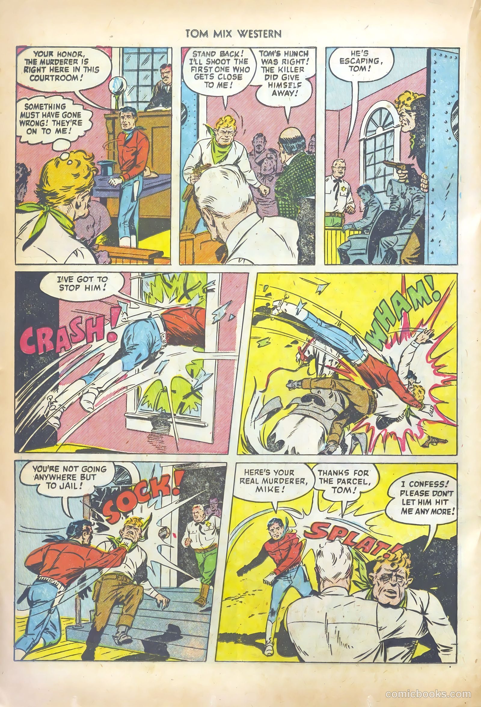 Tom Mix Western #56 (1952) — page 20 of 36