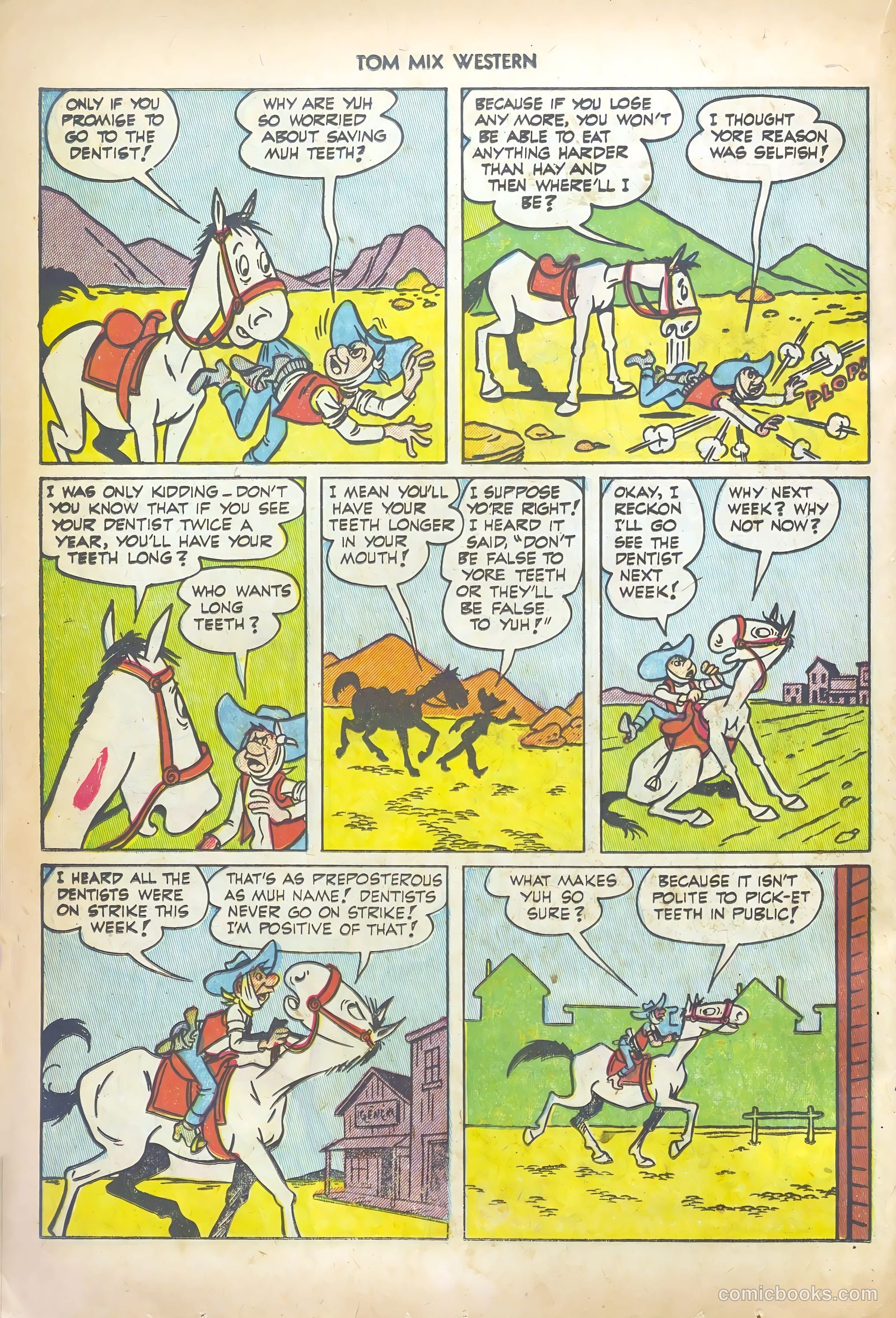 Tom Mix Western #56 (1952) — page 24 of 36