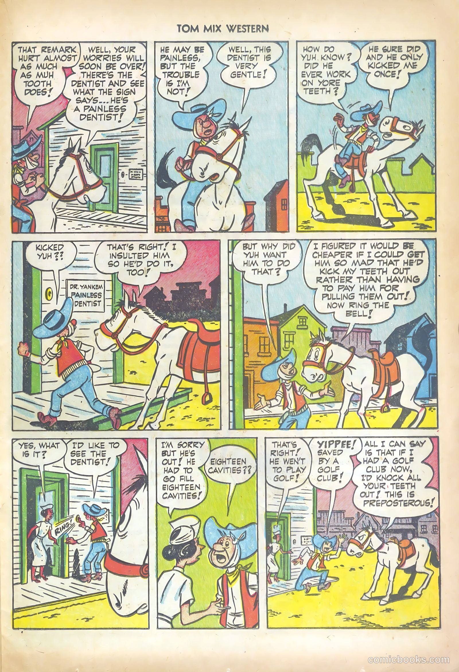 Tom Mix Western #56 (1952) — page 25 of 36