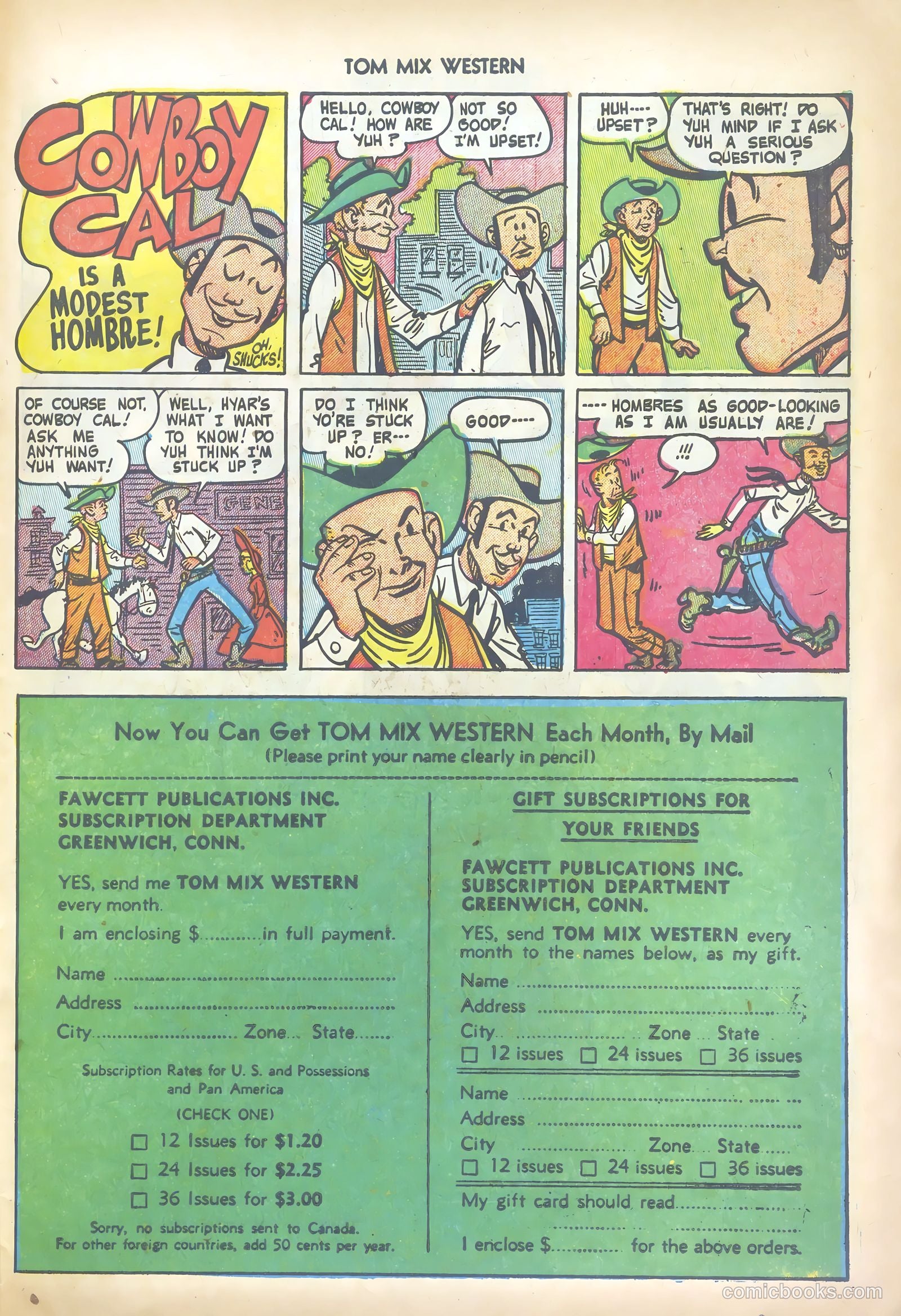 Tom Mix Western #56 (1952) — page 27 of 36