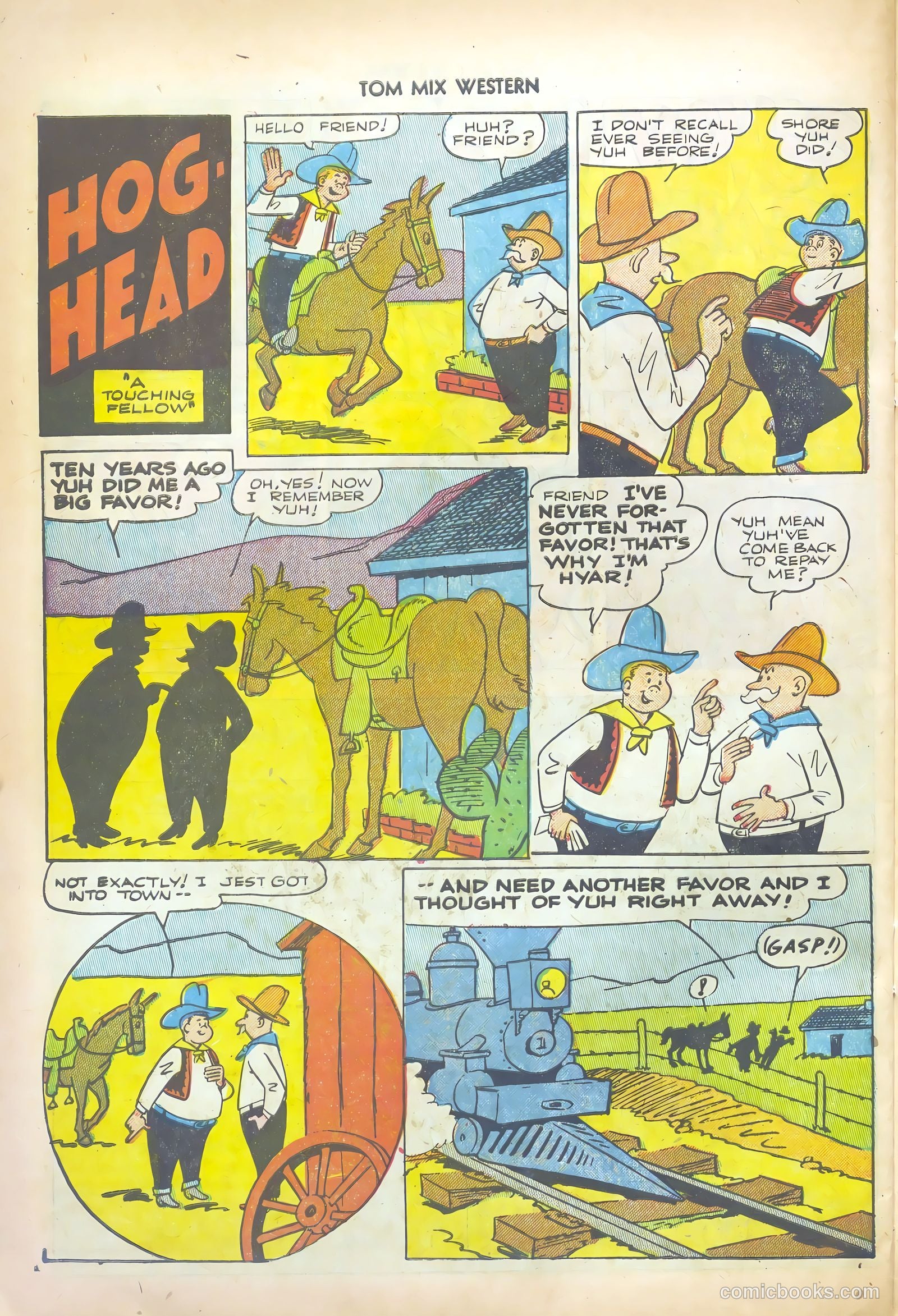 Tom Mix Western #56 (1952) — page 28 of 36