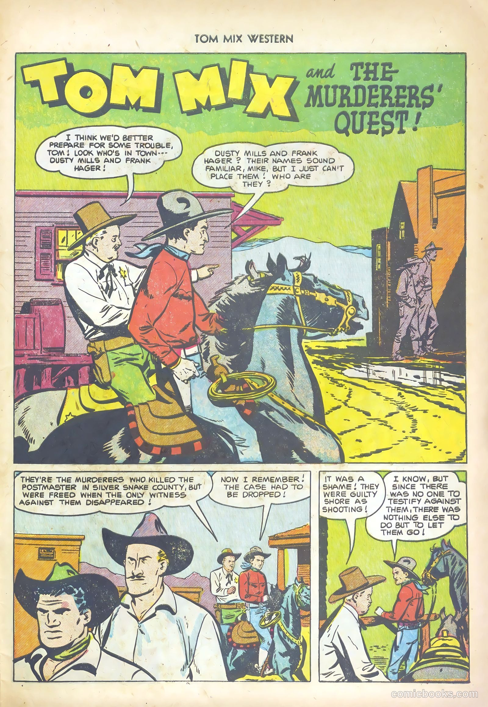 Tom Mix Western #56 (1952) — page 29 of 36