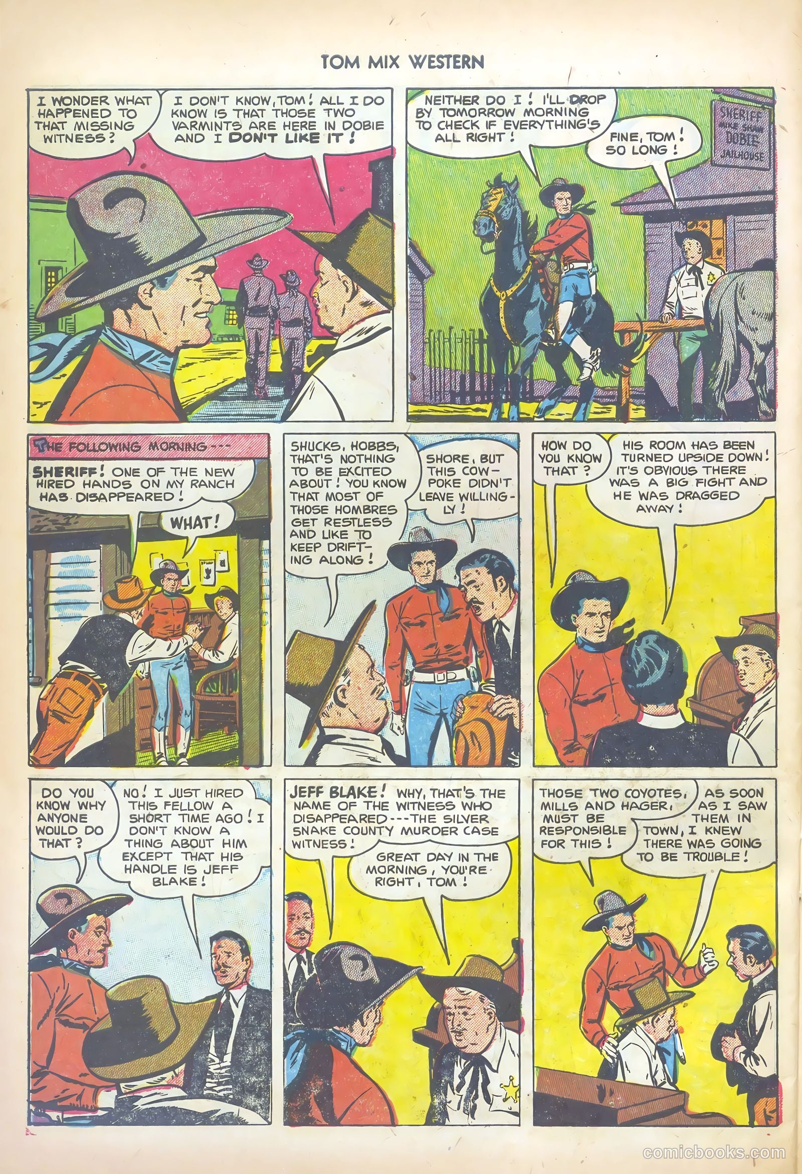 Tom Mix Western #56 (1952) — page 30 of 36