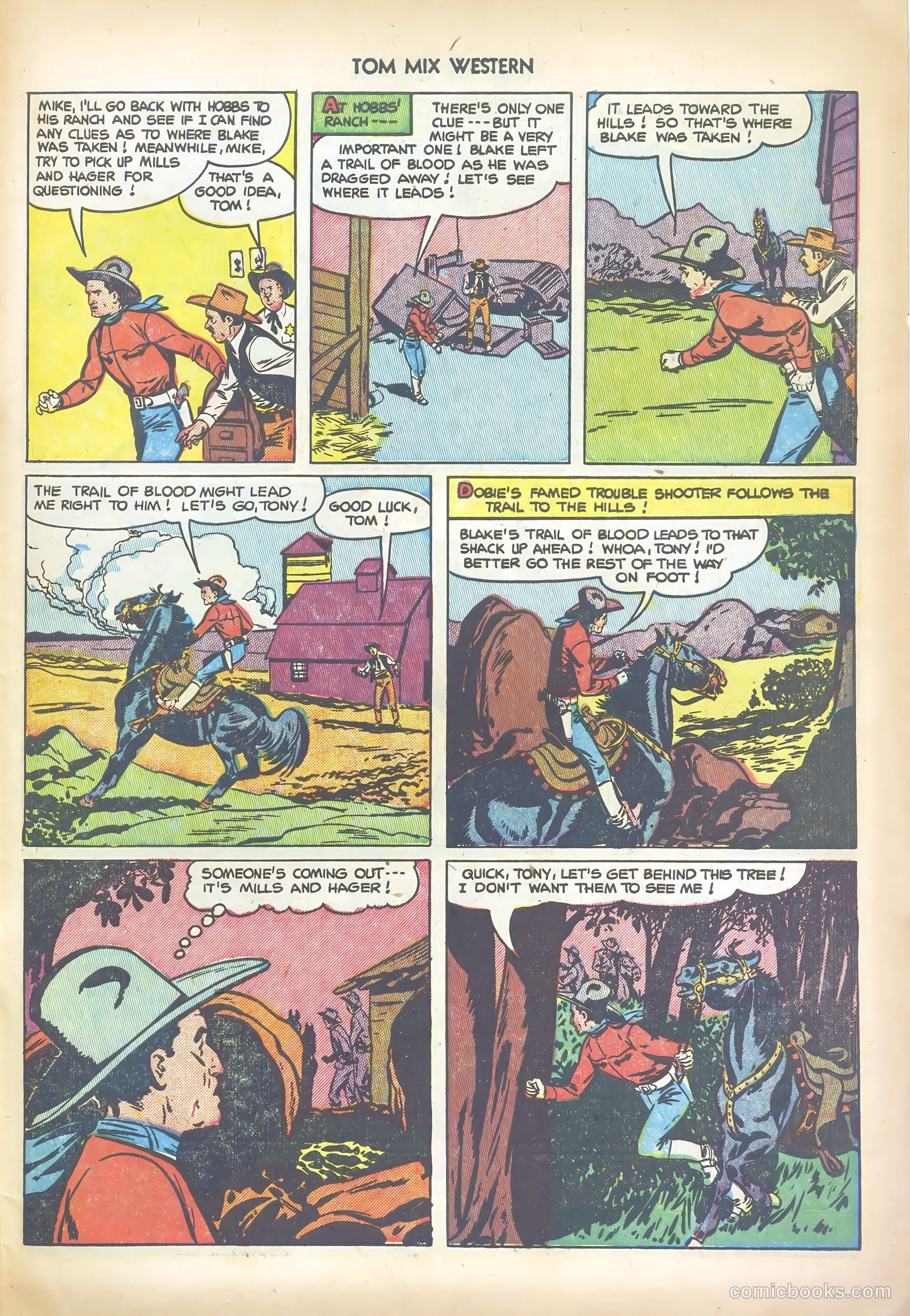Tom Mix Western #56 (1952) — page 31 of 36