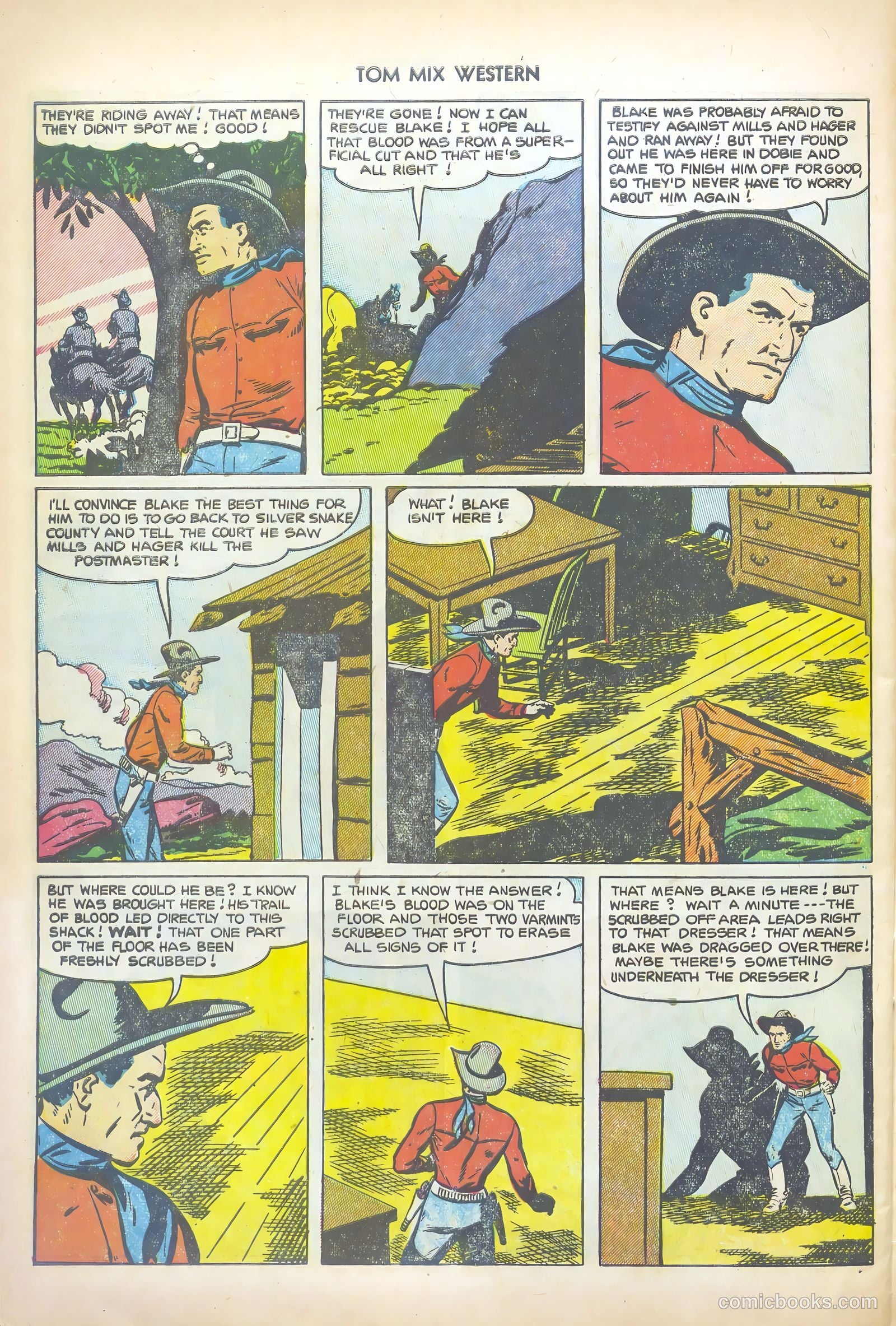 Tom Mix Western #56 (1952) — page 32 of 36