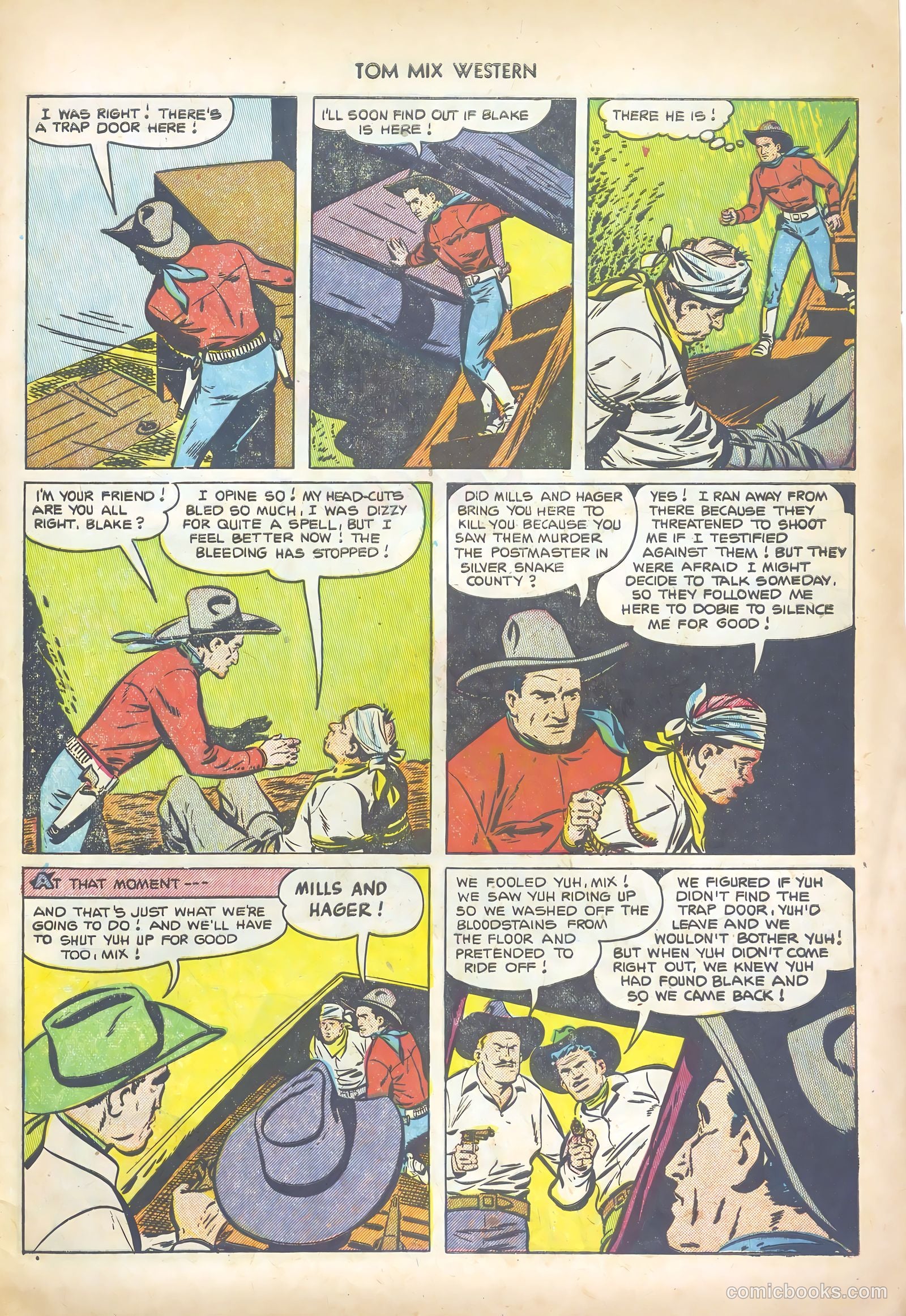 Tom Mix Western #56 (1952) — page 33 of 36