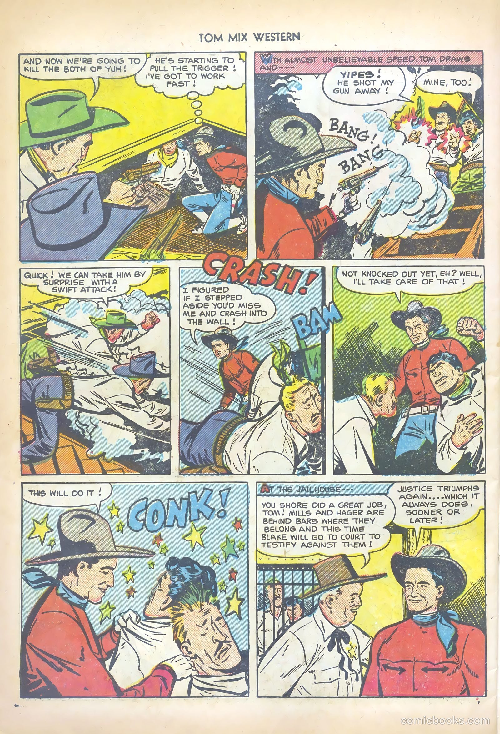 Tom Mix Western #56 (1952) — page 34 of 36