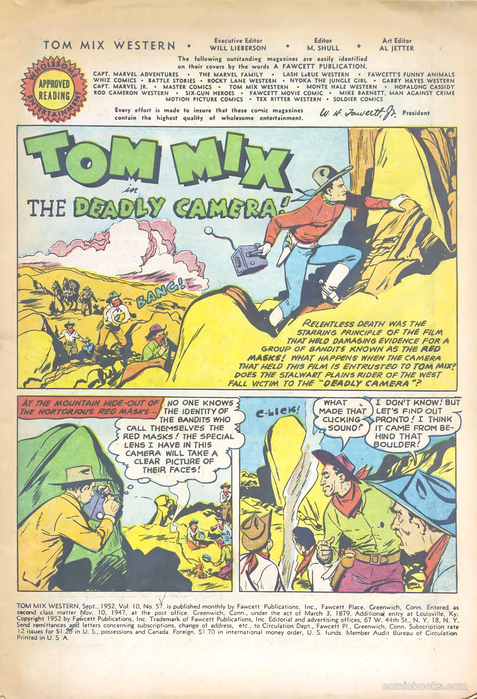 Tom Mix Western #57 (1952) — page 3 of 36