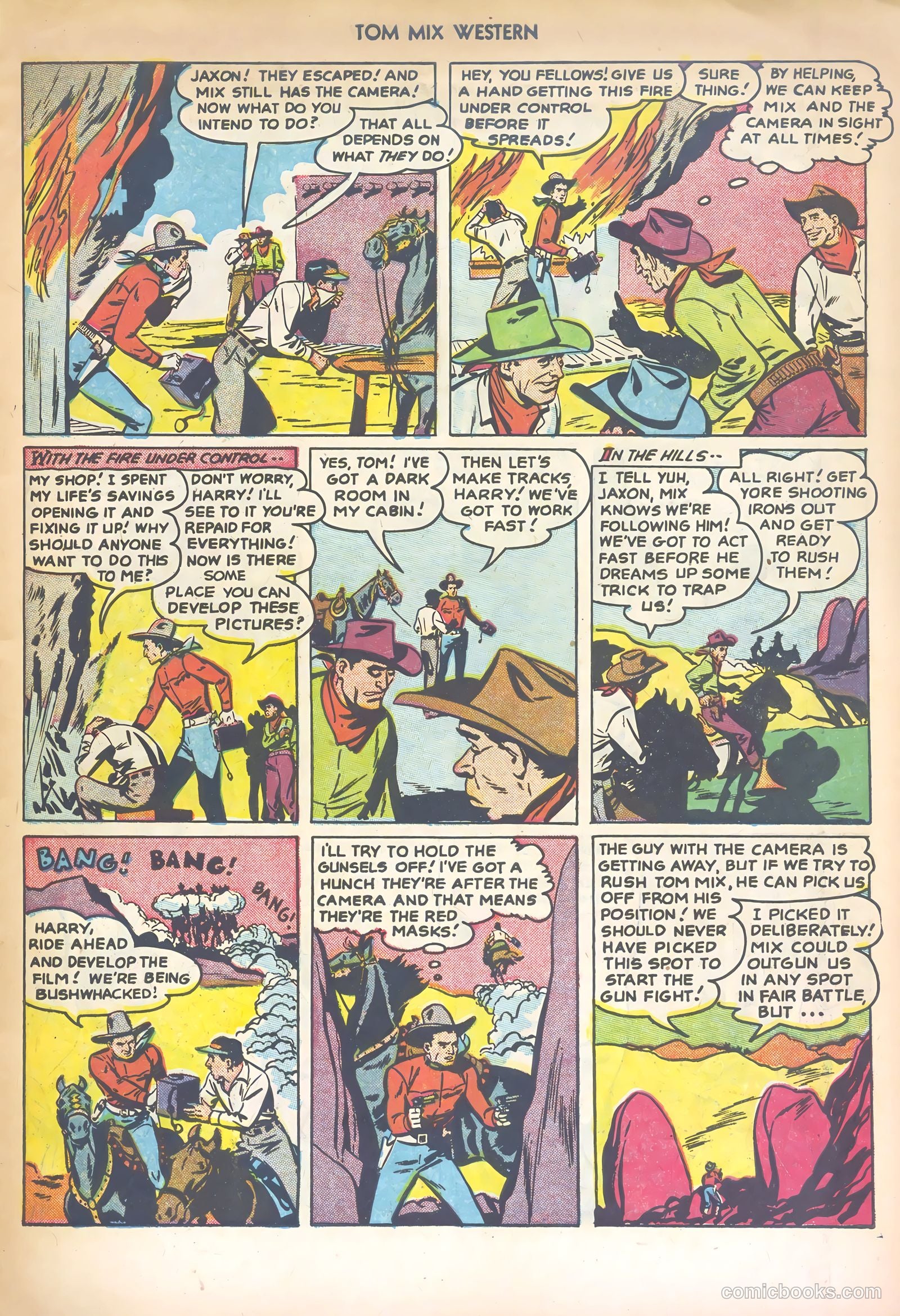 Tom Mix Western #57 (1952) — page 7 of 36