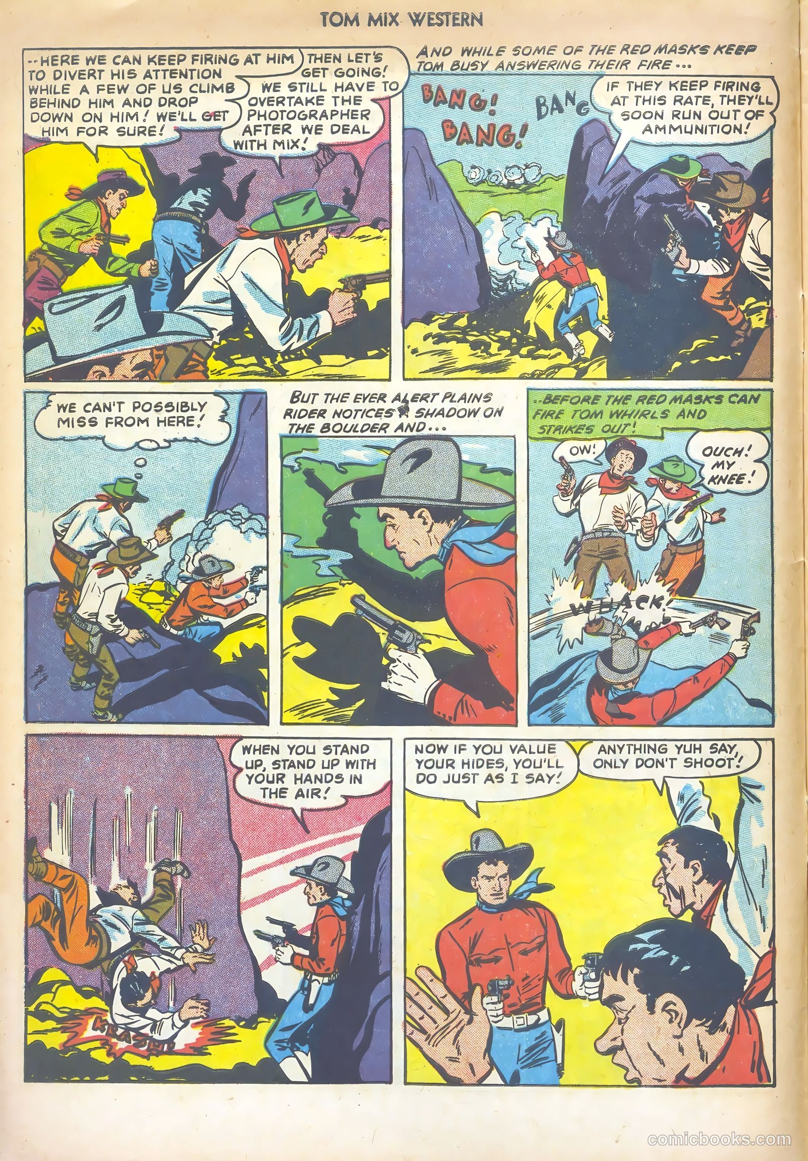Tom Mix Western #57 (1952) — page 8 of 36