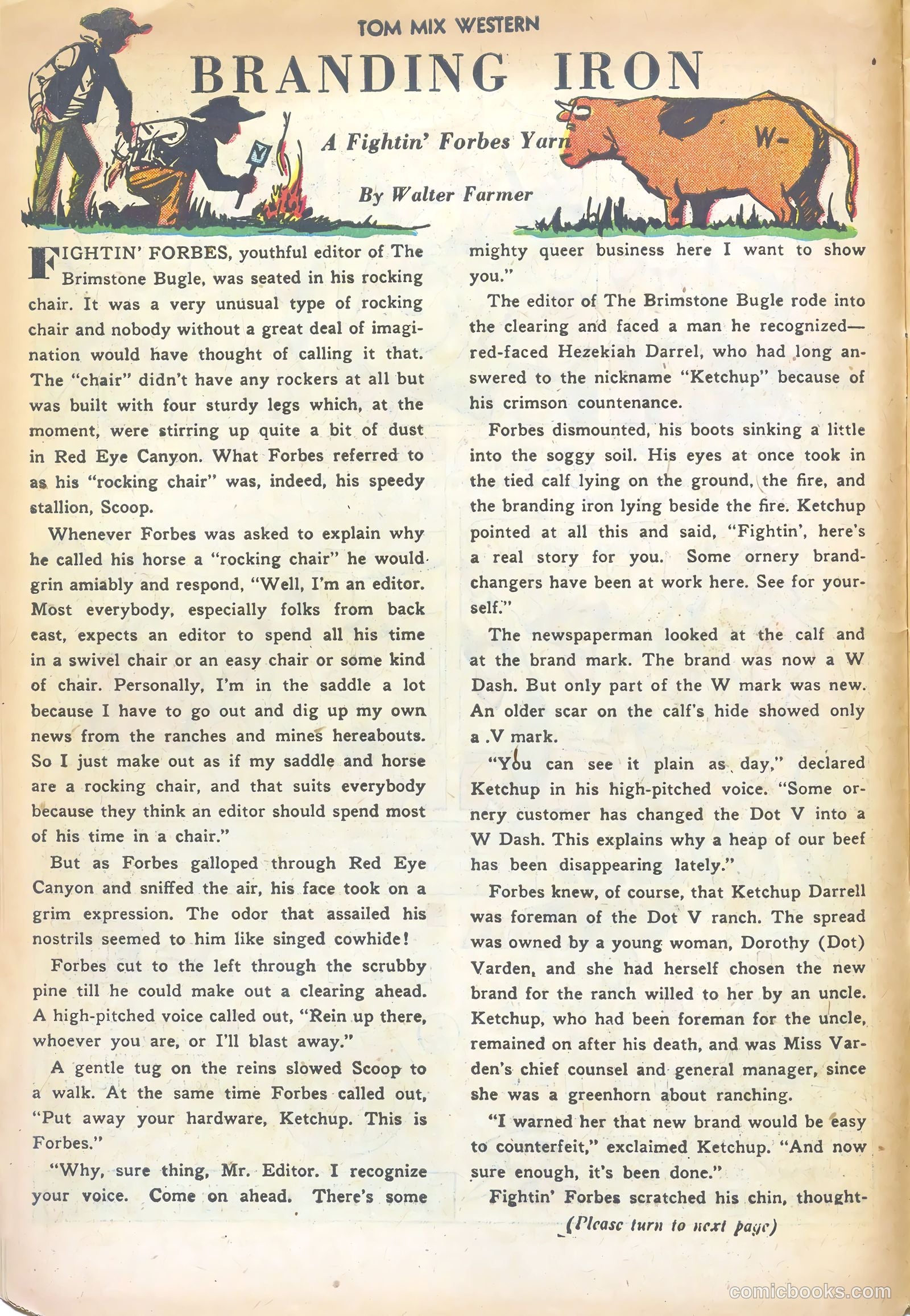 Tom Mix Western #57 (1952) — page 10 of 36