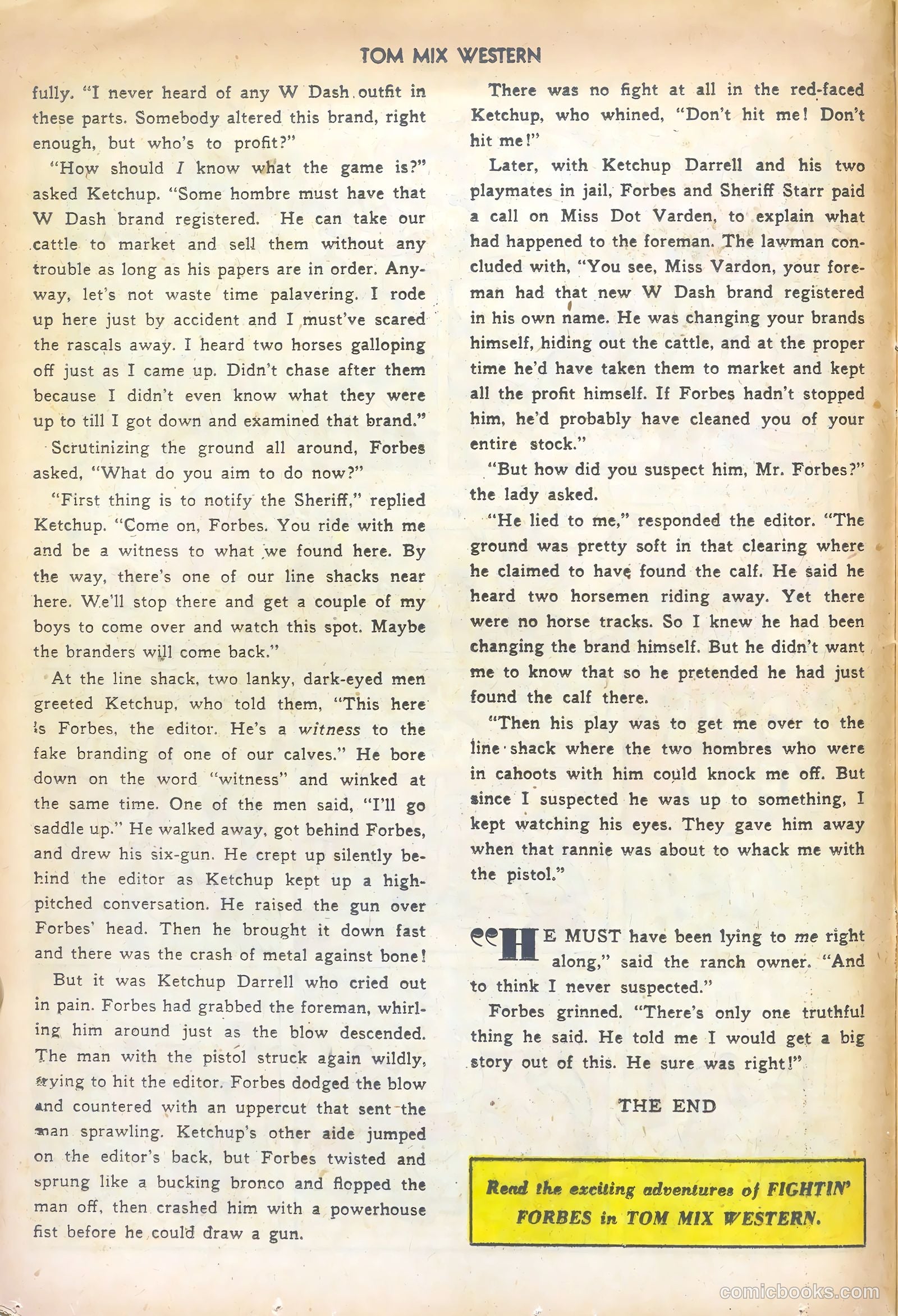 Tom Mix Western #57 (1952) — page 12 of 36