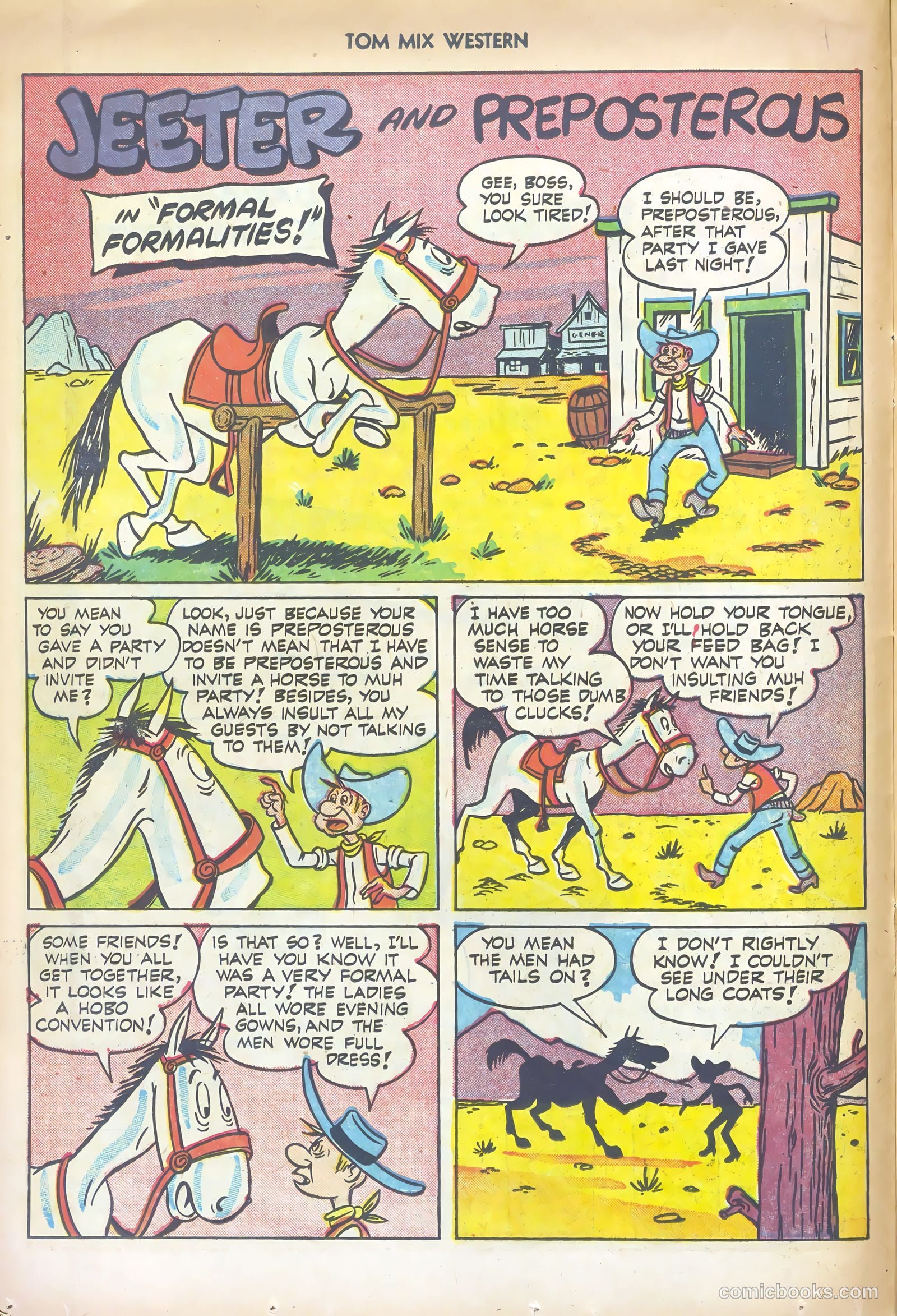 Tom Mix Western #57 (1952) — page 14 of 36