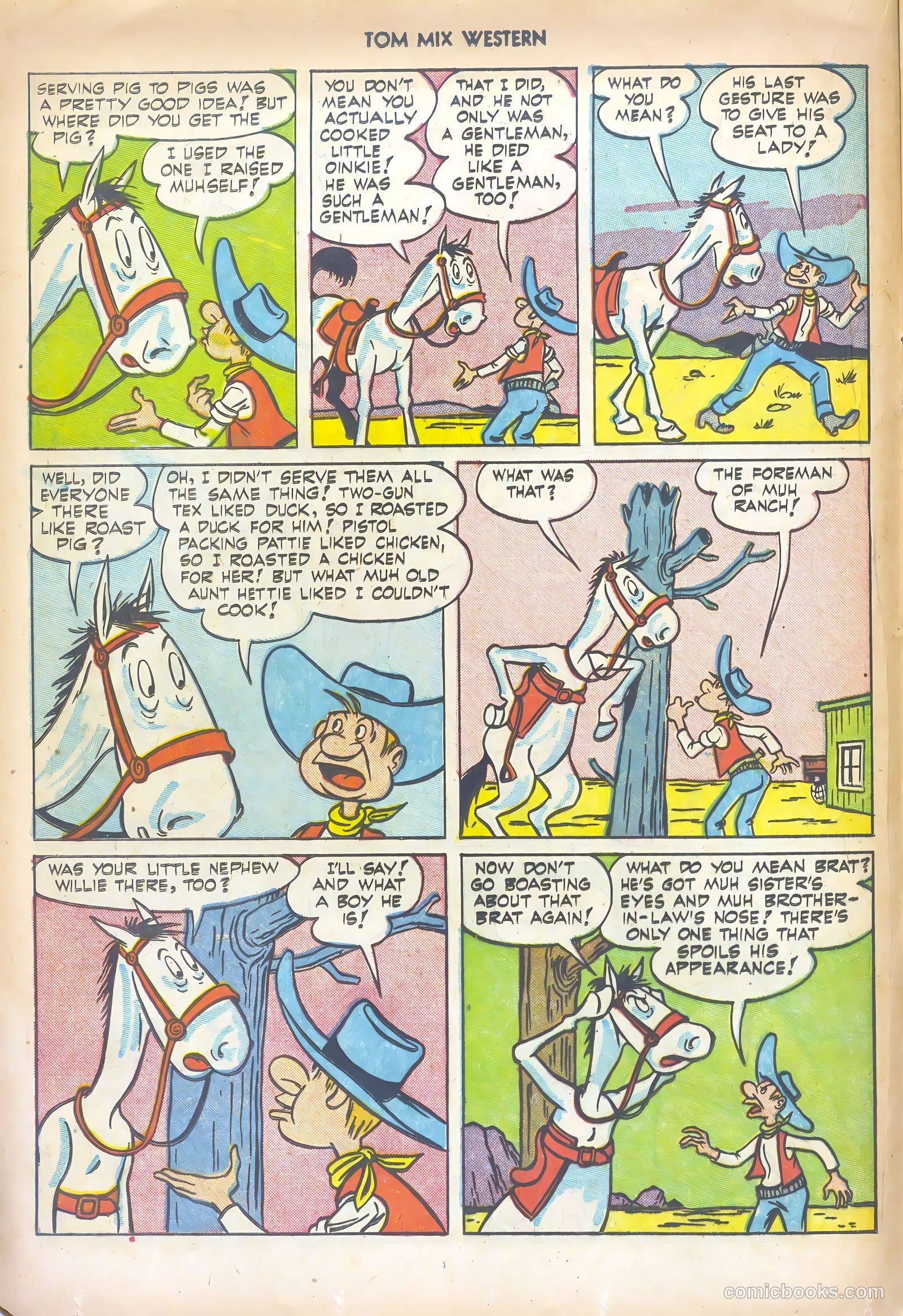 Tom Mix Western #57 (1952) — page 16 of 36