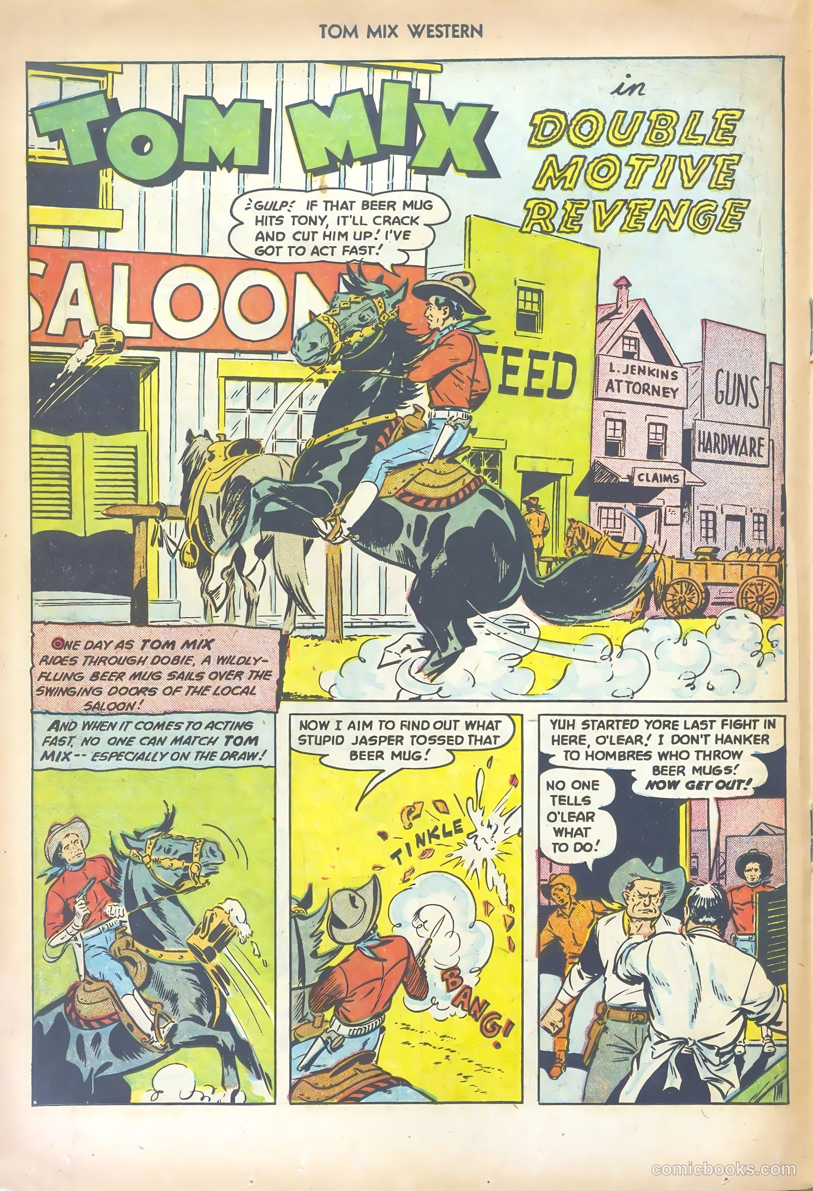 Tom Mix Western #57 (1952) — page 18 of 36
