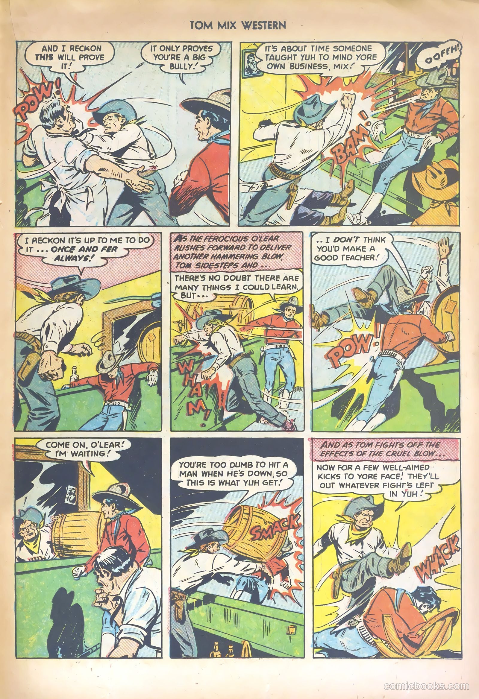 Tom Mix Western #57 (1952) — page 19 of 36