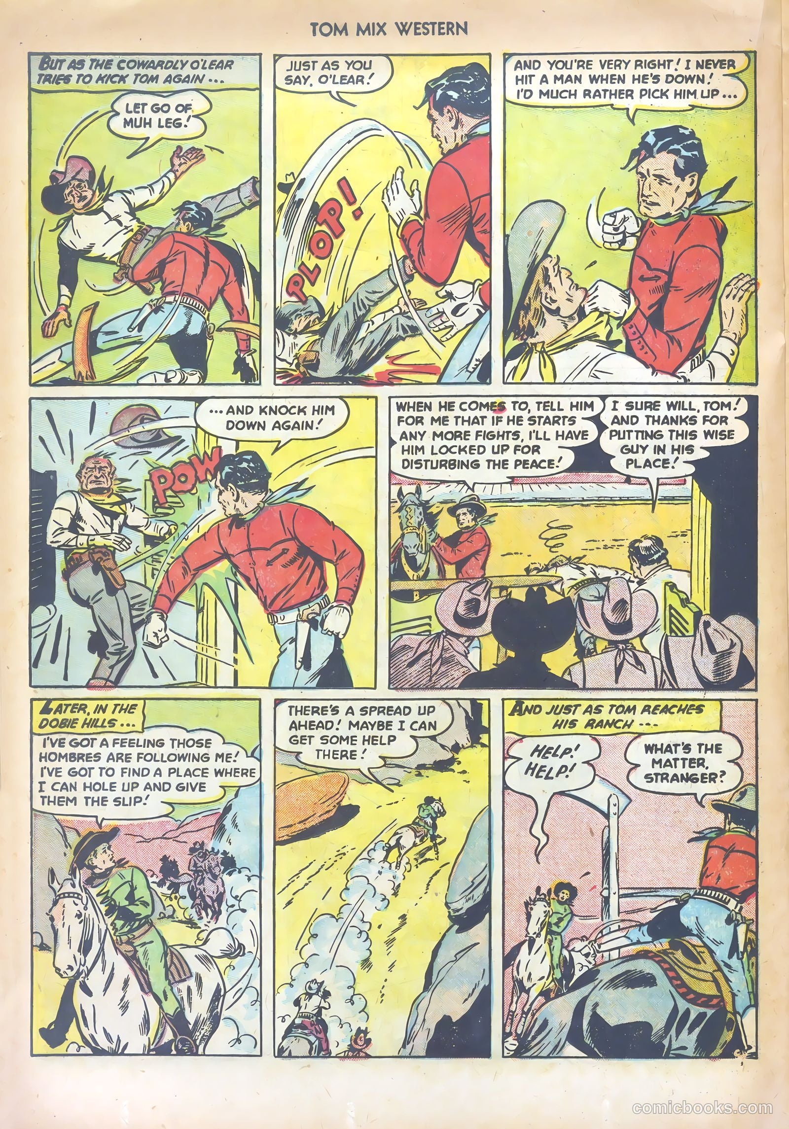 Tom Mix Western #57 (1952) — page 20 of 36