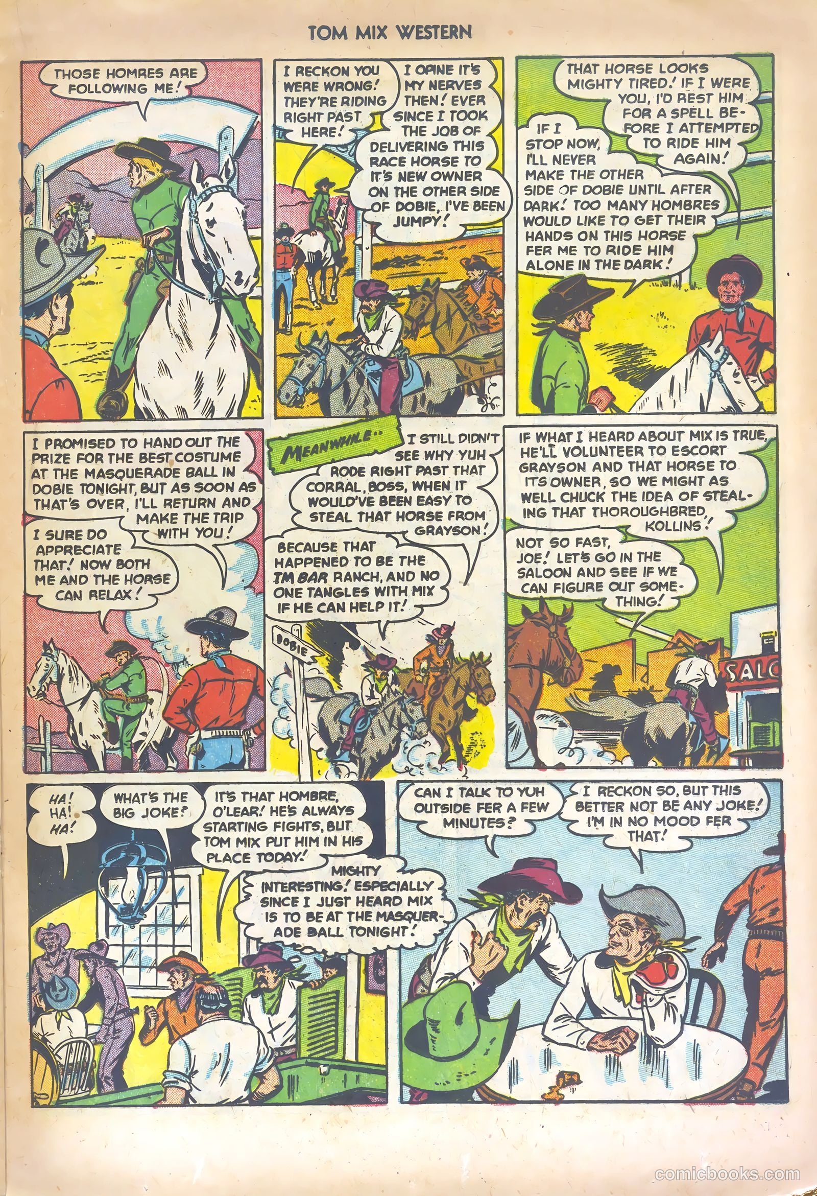 Tom Mix Western #57 (1952) — page 21 of 36