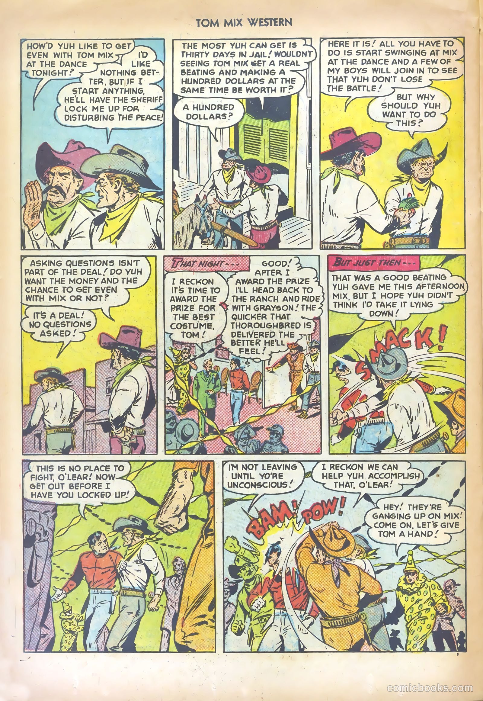 Tom Mix Western #57 (1952) — page 22 of 36