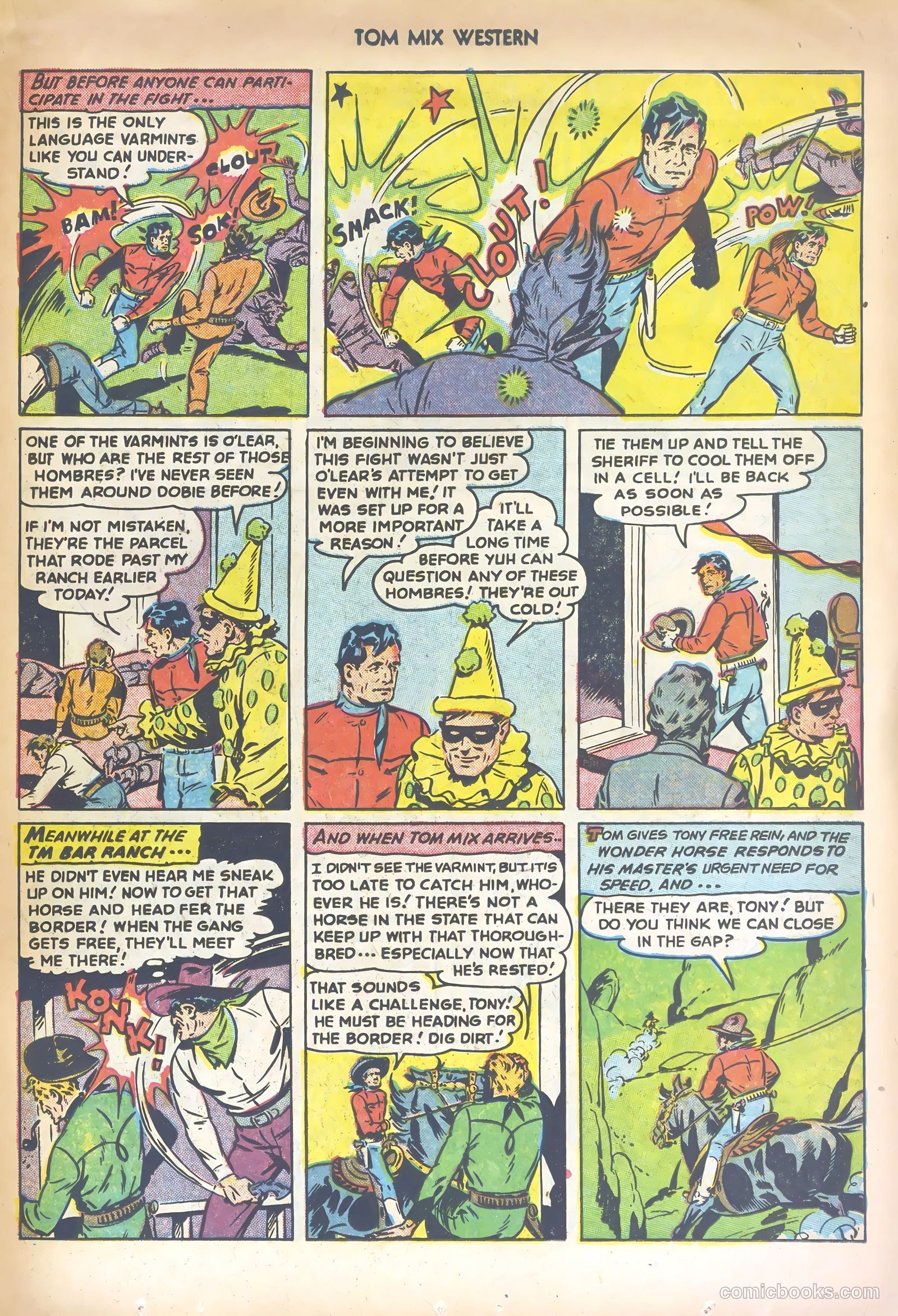 Tom Mix Western #57 (1952) — page 23 of 36