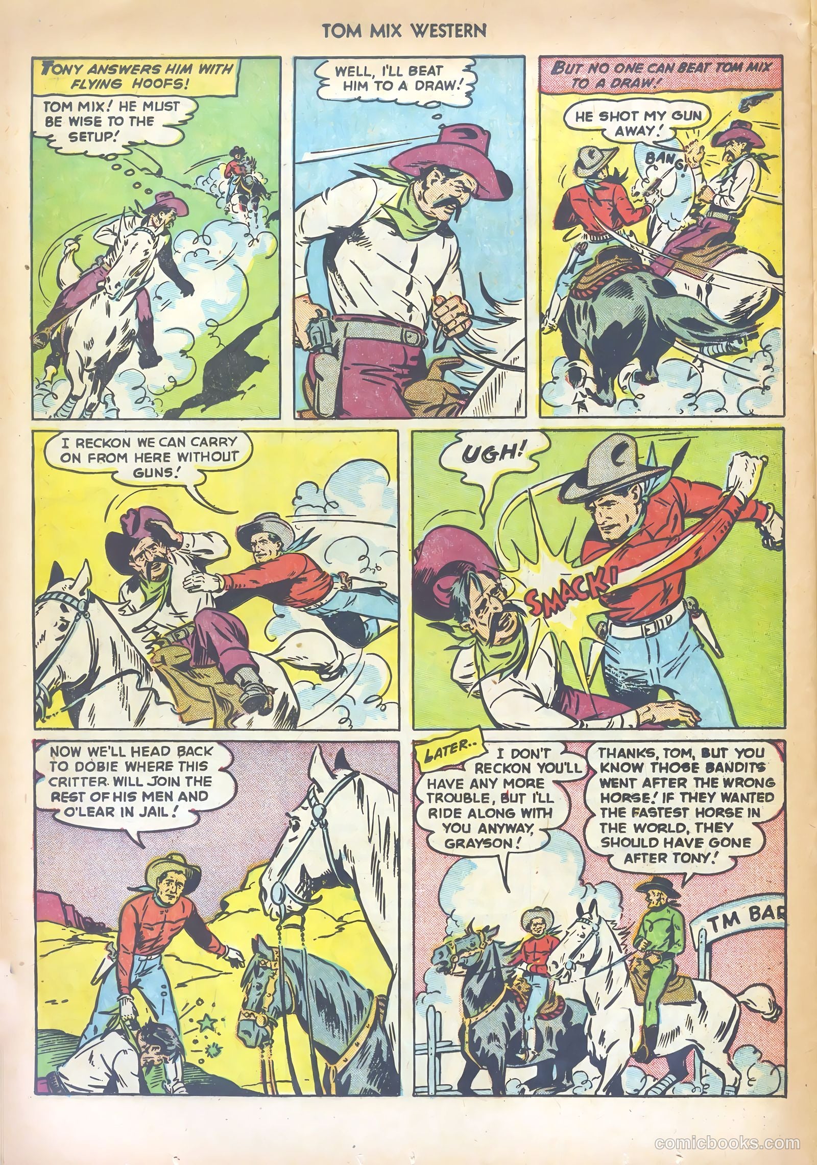 Tom Mix Western #57 (1952) — page 24 of 36