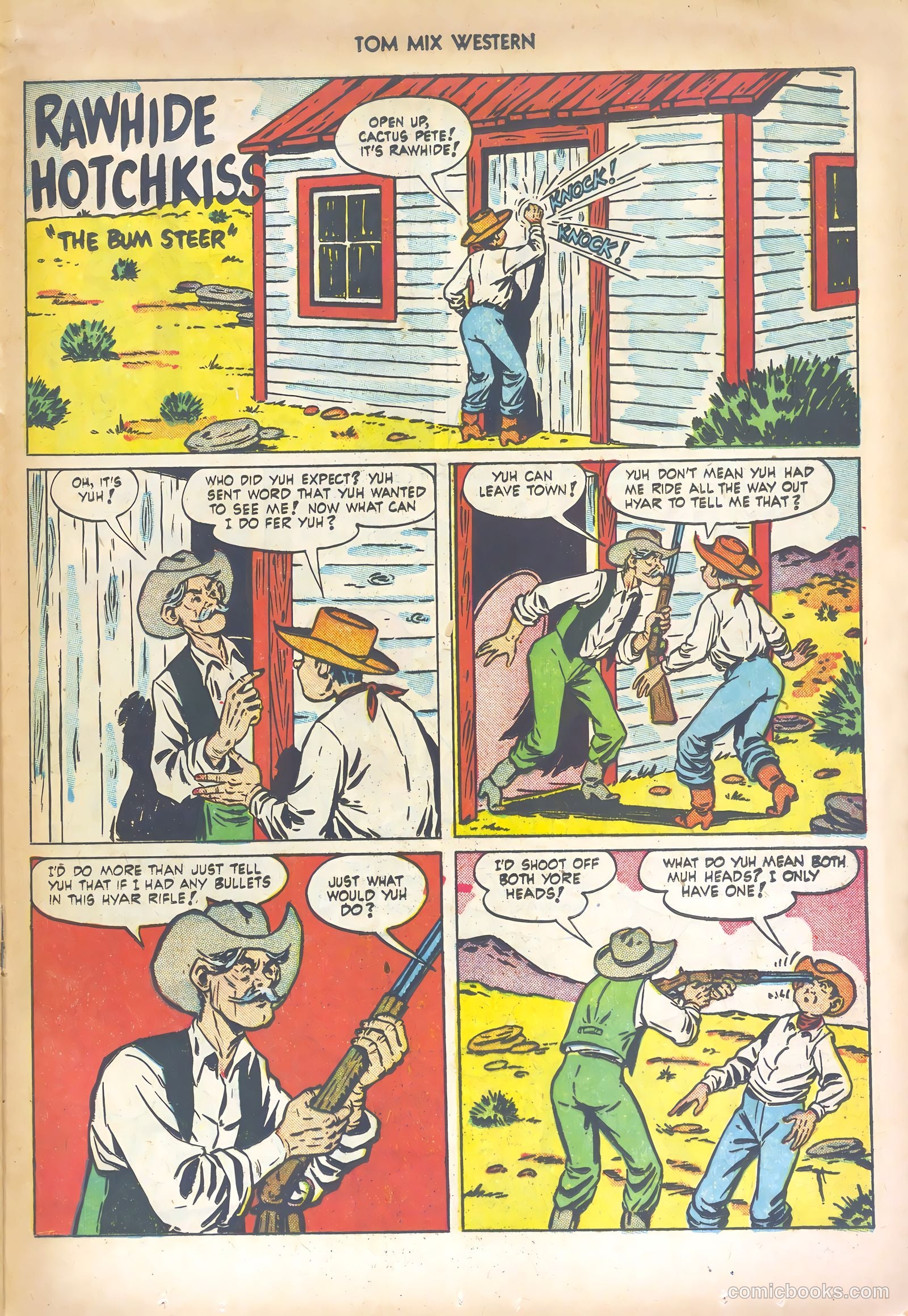 Tom Mix Western #57 (1952) — page 25 of 36