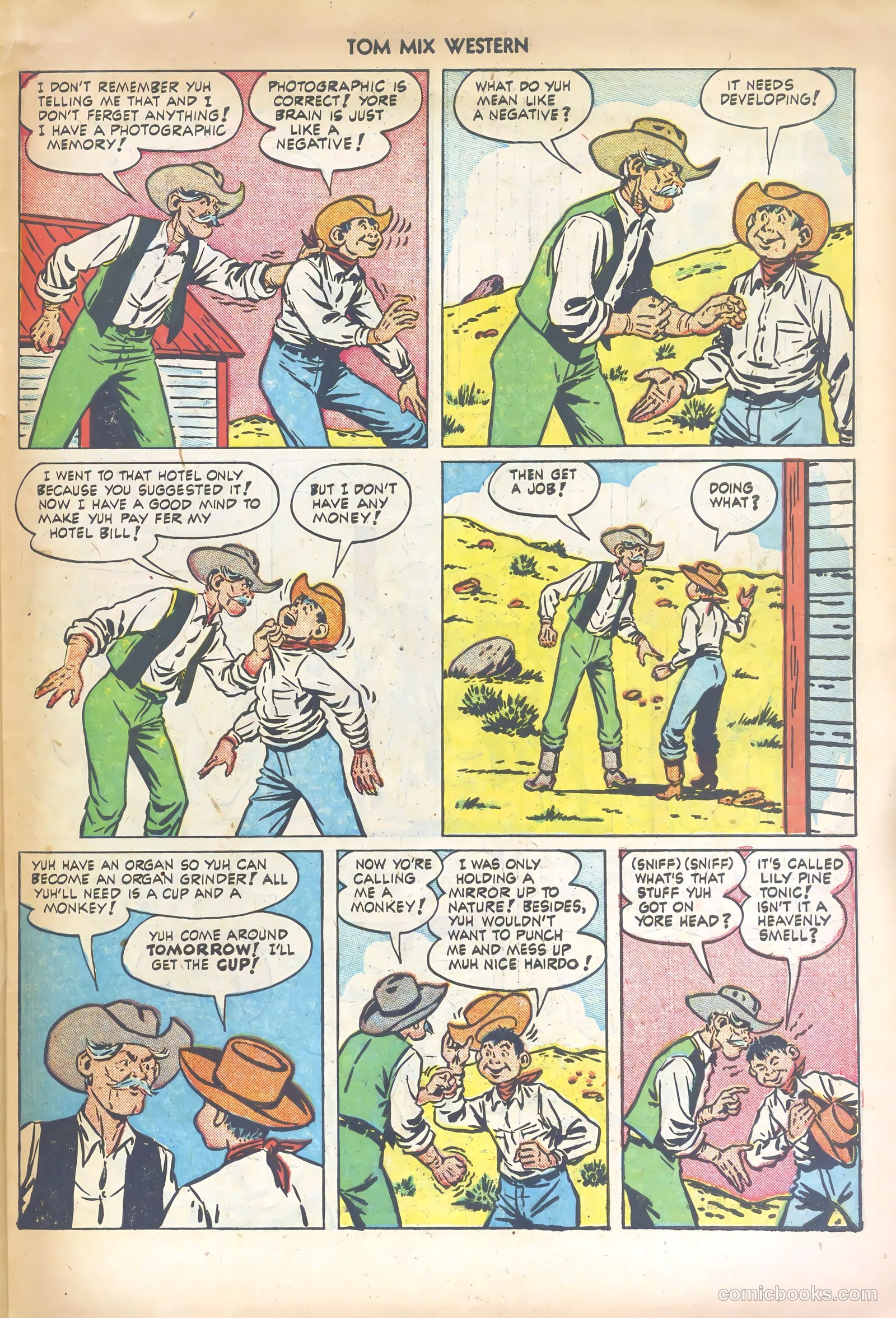 Tom Mix Western #57 (1952) — page 27 of 36