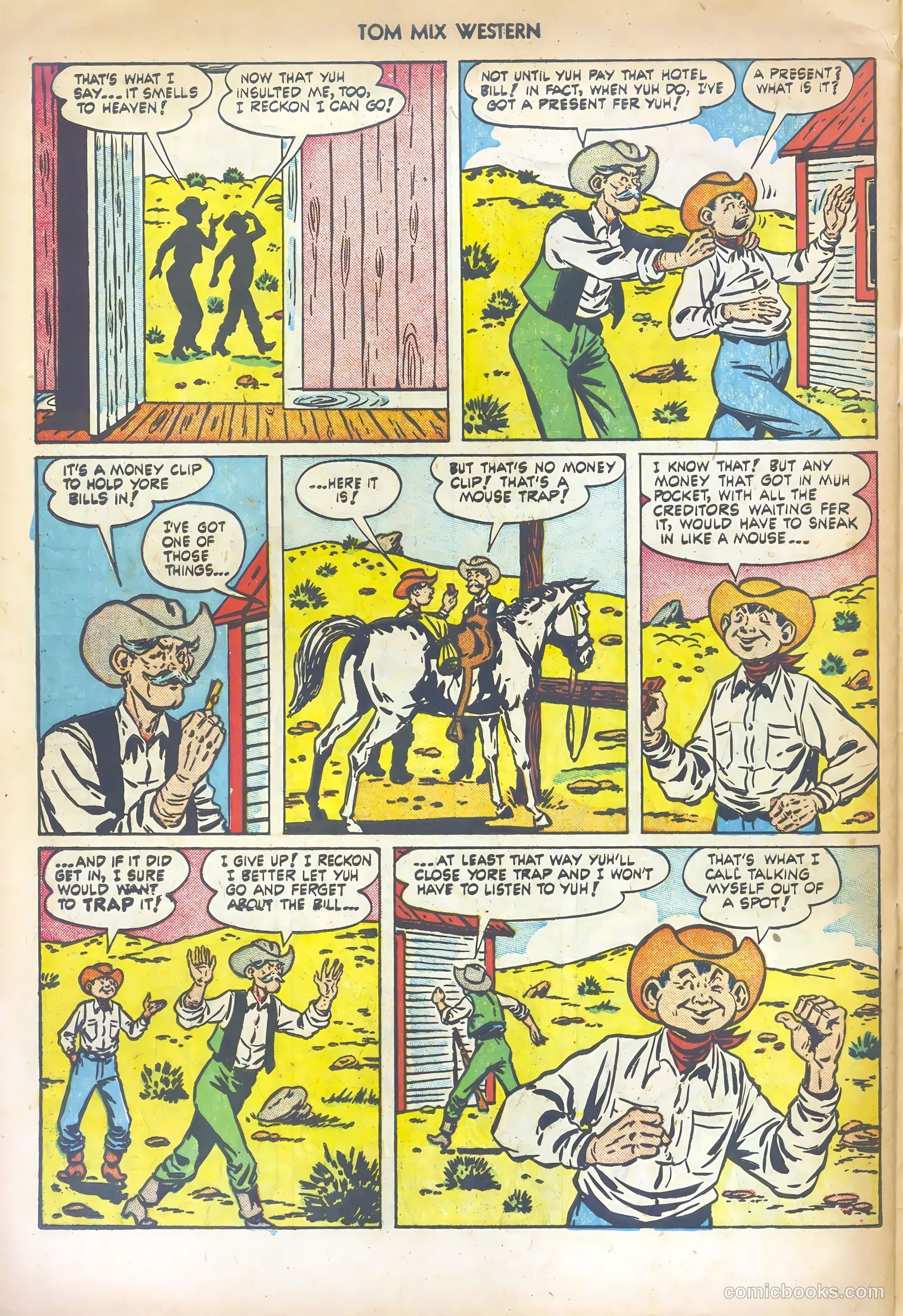 Tom Mix Western #57 (1952) — page 28 of 36
