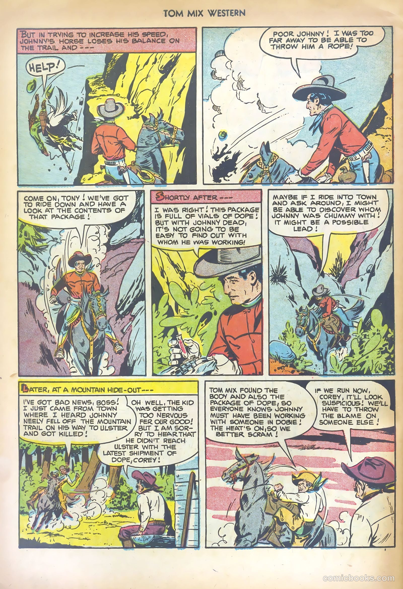 Tom Mix Western #57 (1952) — page 30 of 36