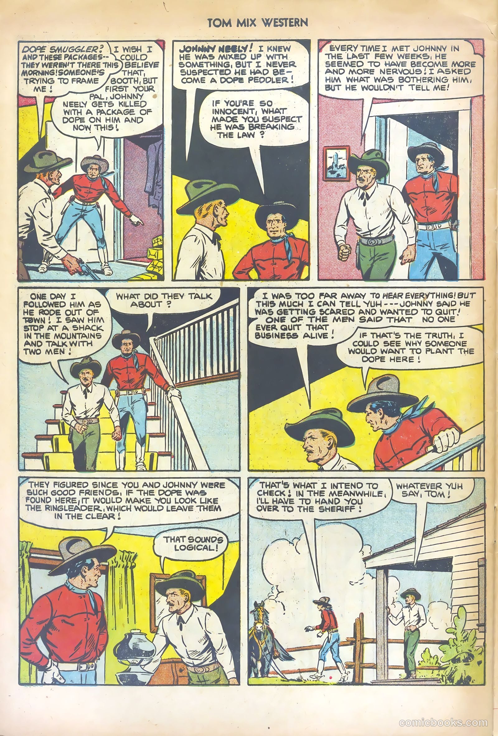Tom Mix Western #57 (1952) — page 32 of 36