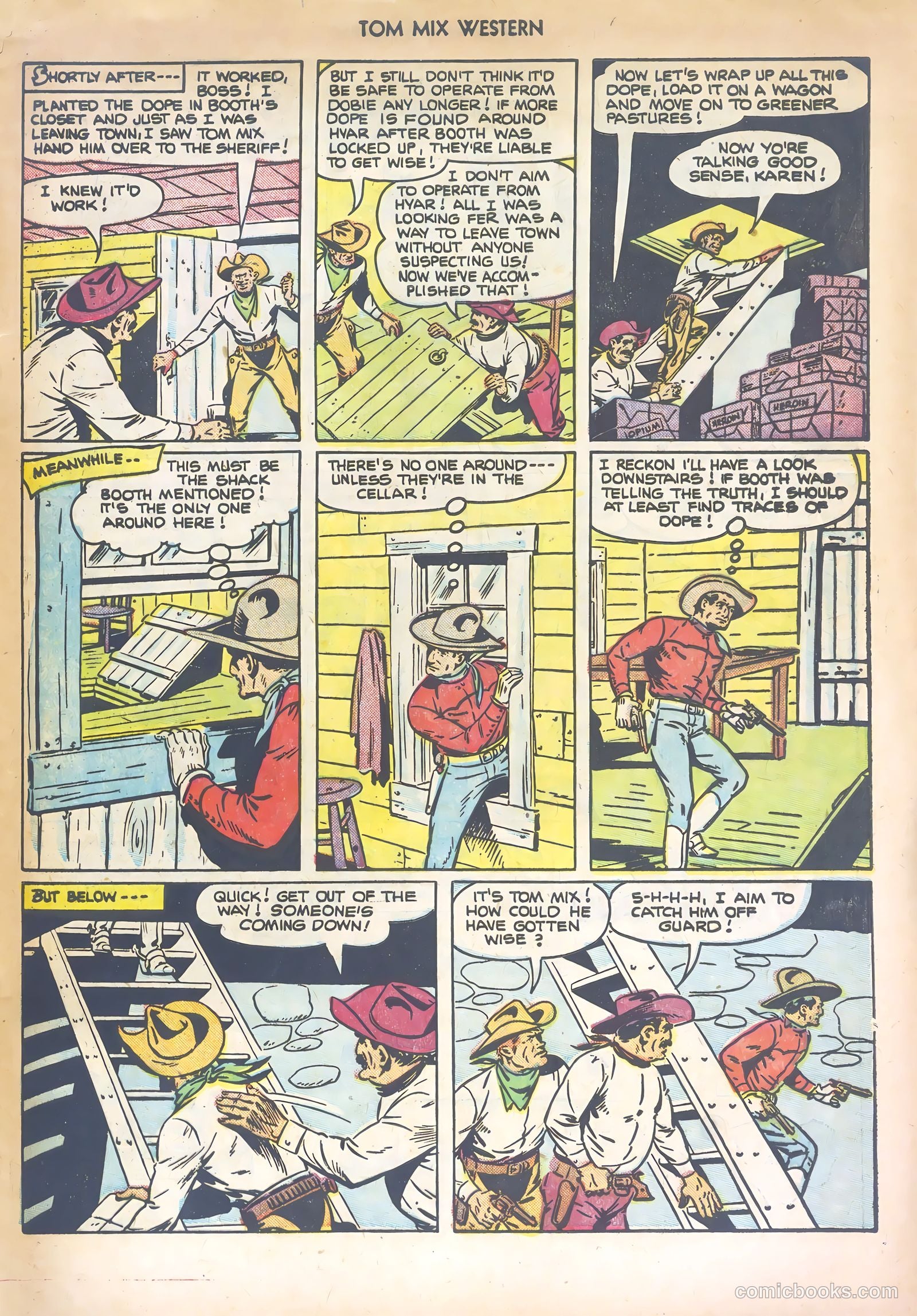 Tom Mix Western #57 (1952) — page 33 of 36