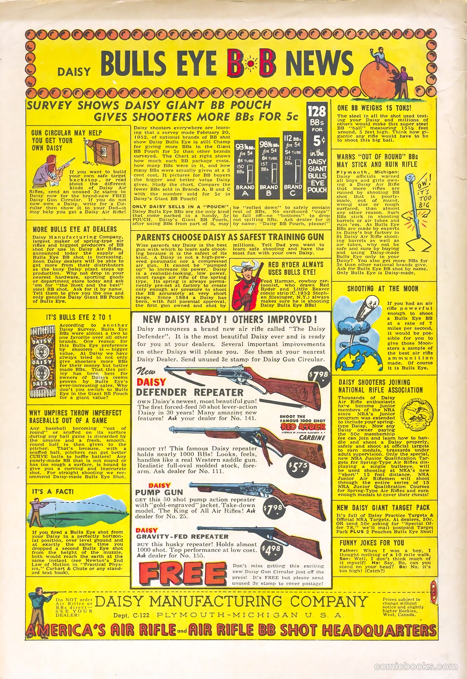 Tom Mix Western #57 (1952) — page 36 of 36