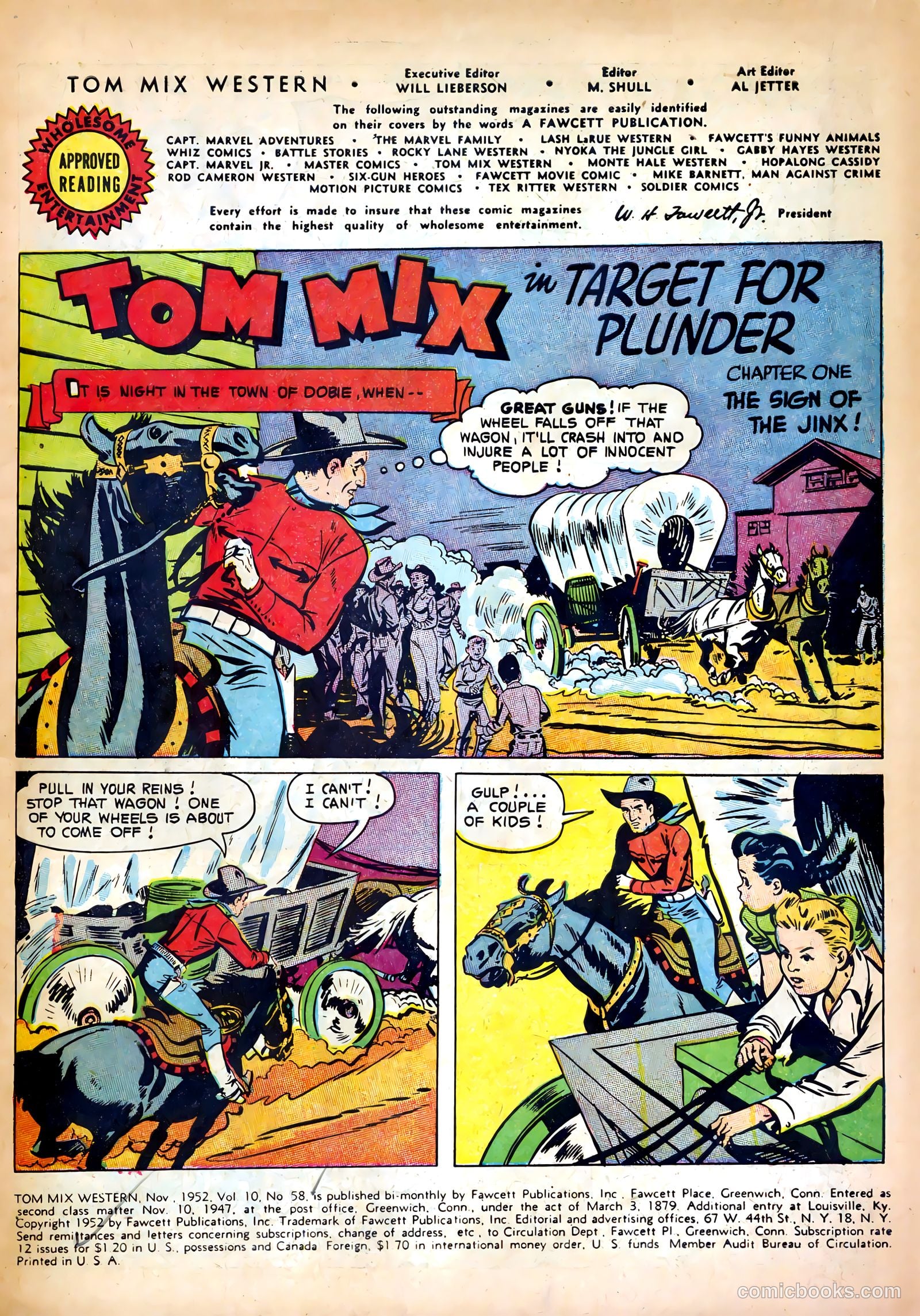 Tom Mix Western #58 (1952) — page 3 of 36
