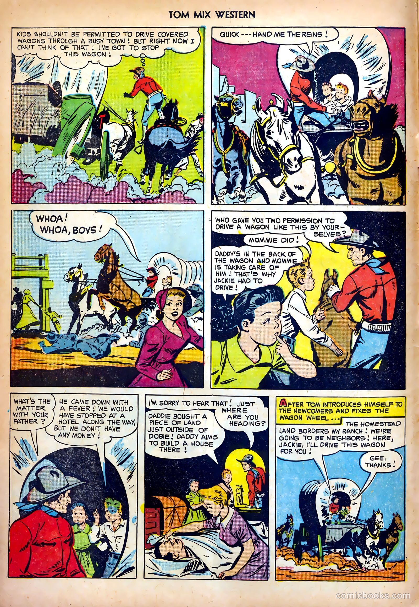 Tom Mix Western #58 (1952) — page 4 of 36