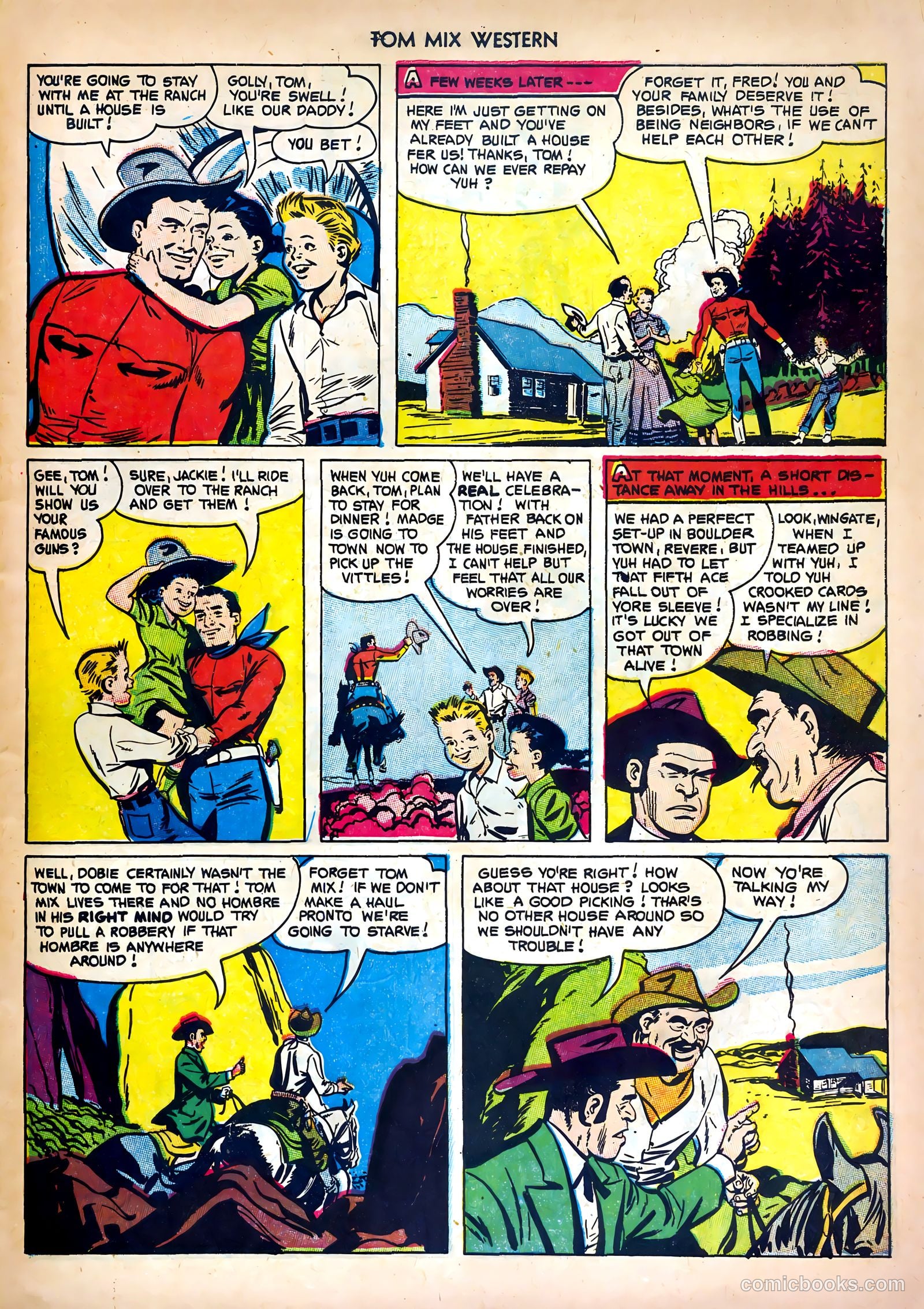 Tom Mix Western #58 (1952) — page 5 of 36