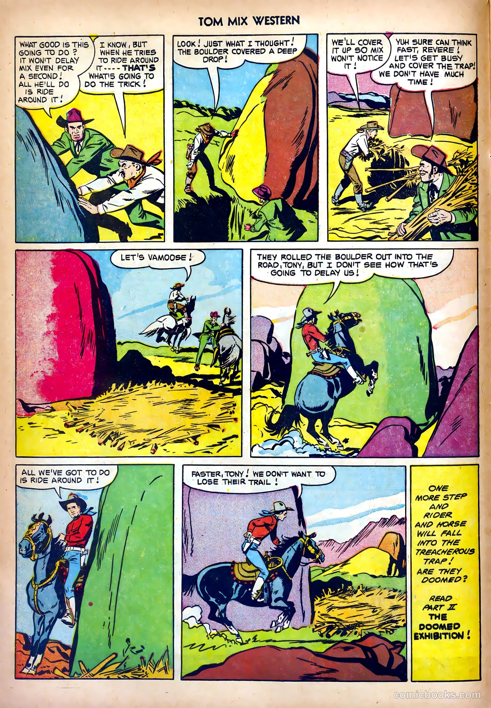 Tom Mix Western #58 (1952) — page 8 of 36