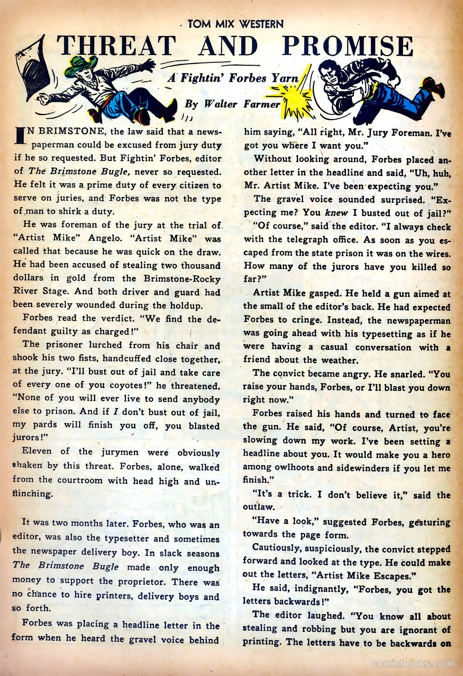 Tom Mix Western #58 (1952) — page 12 of 36