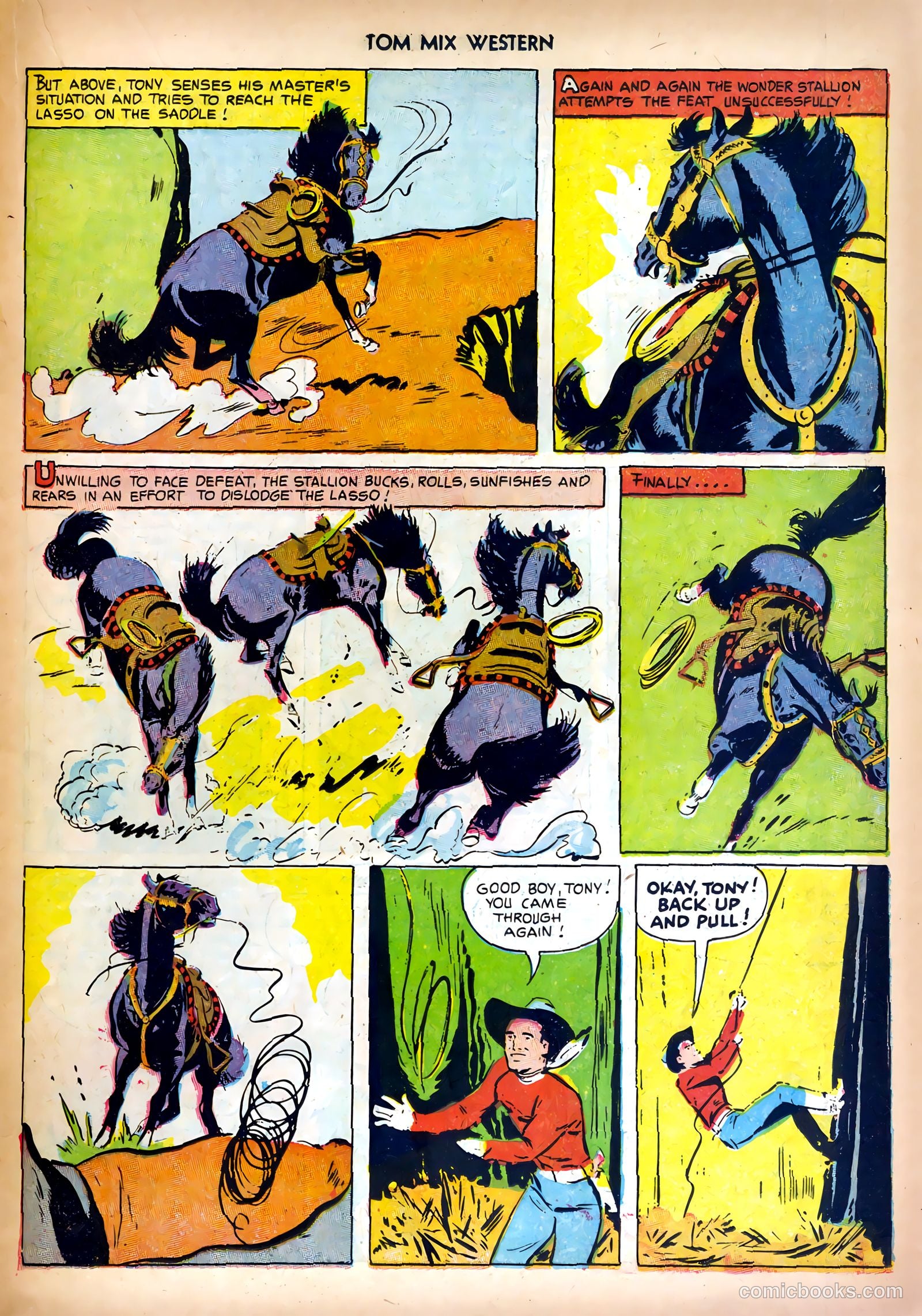 Tom Mix Western #58 (1952) — page 15 of 36