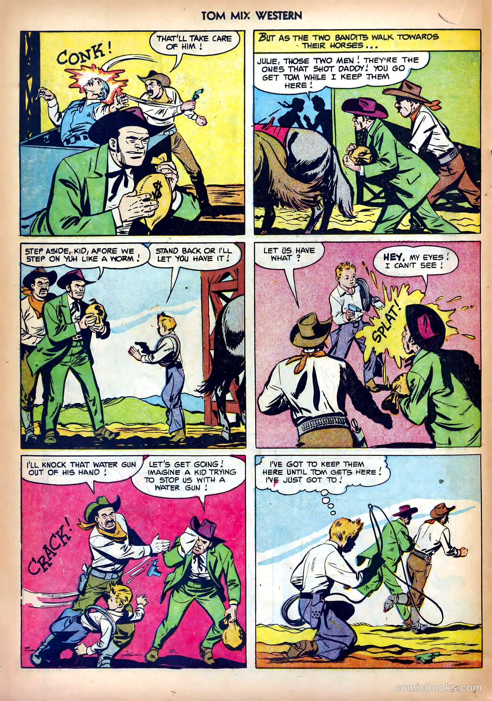 Tom Mix Western #58 (1952) — page 18 of 36