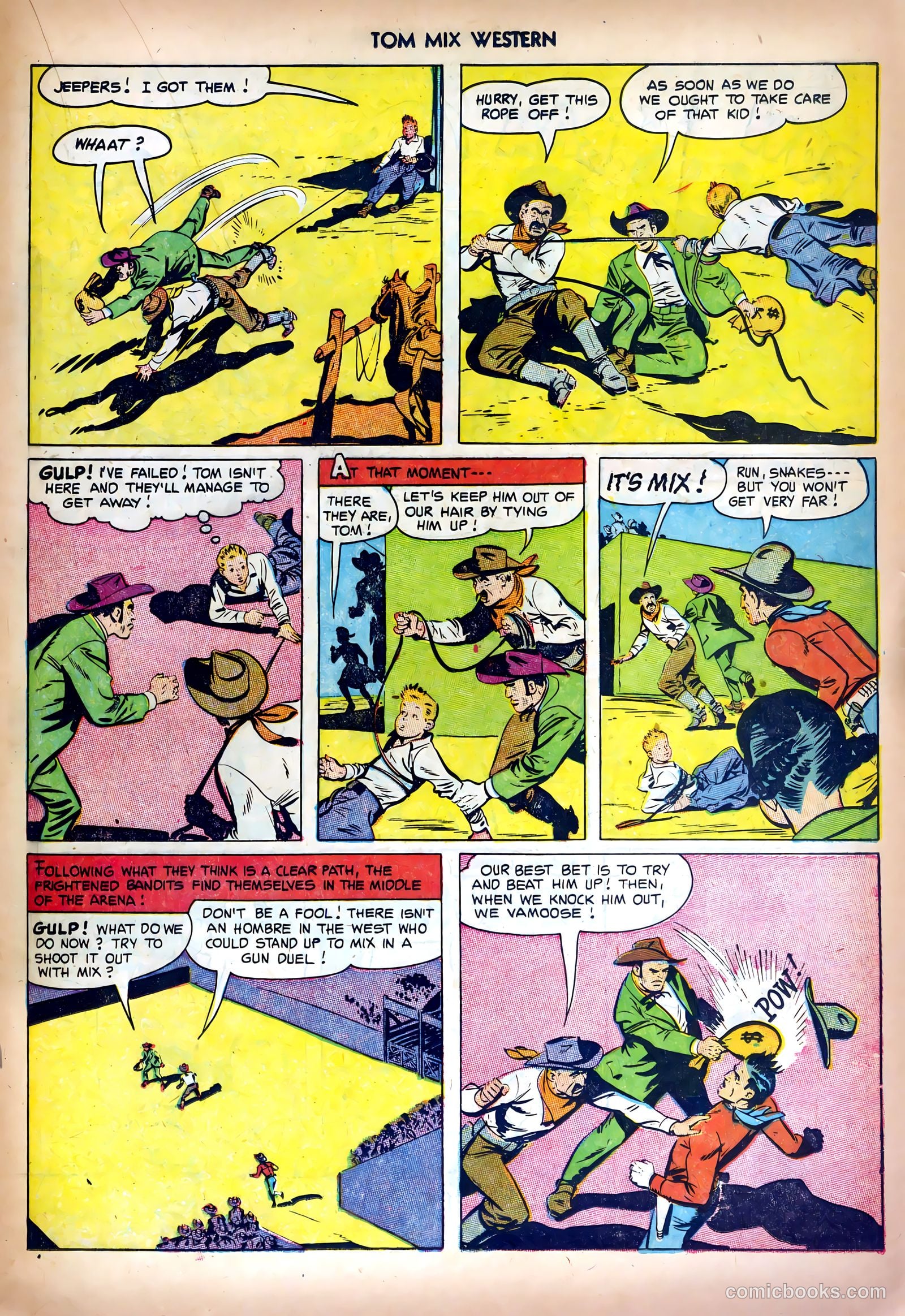 Tom Mix Western #58 (1952) — page 19 of 36