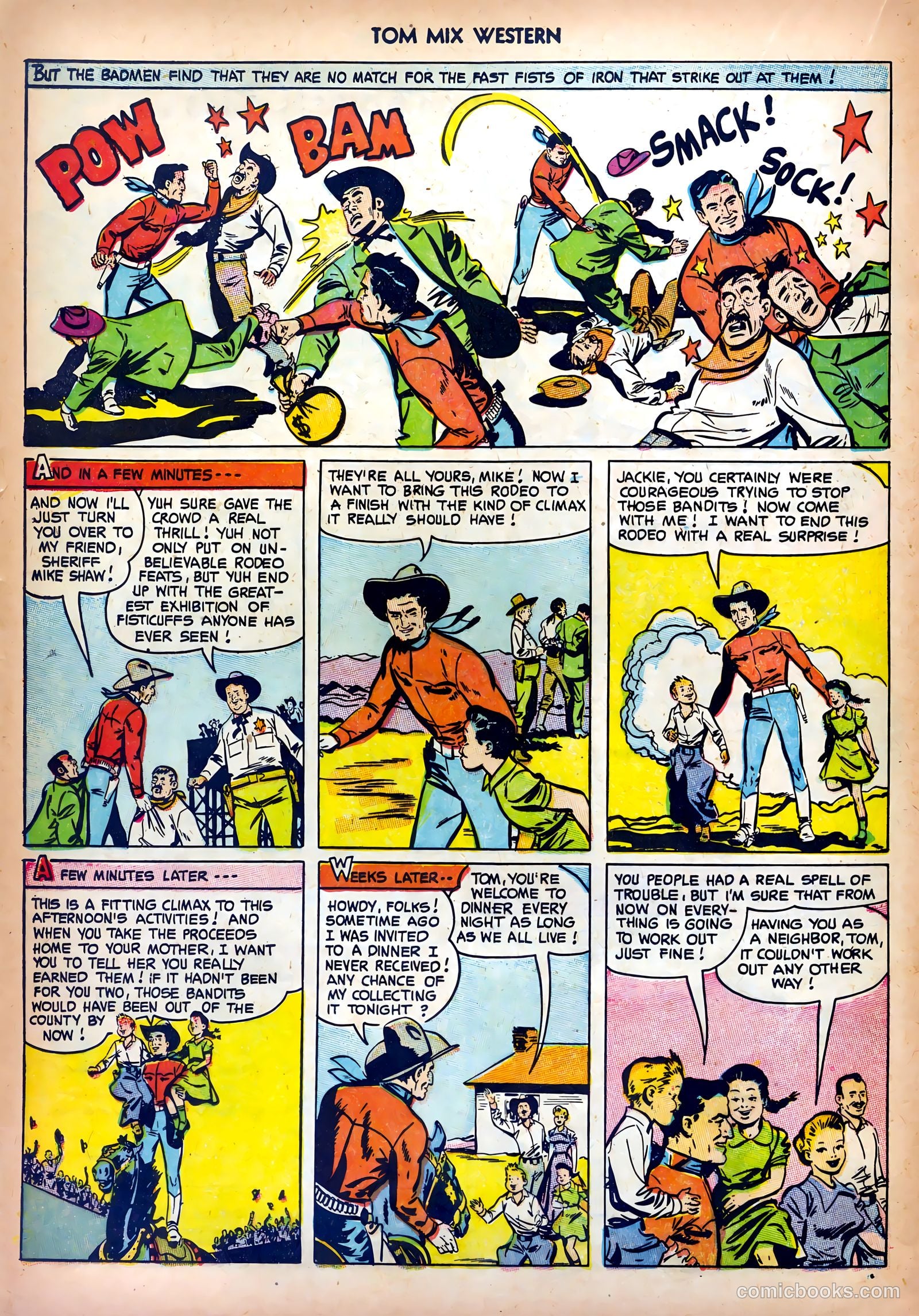Tom Mix Western #58 (1952) — page 20 of 36