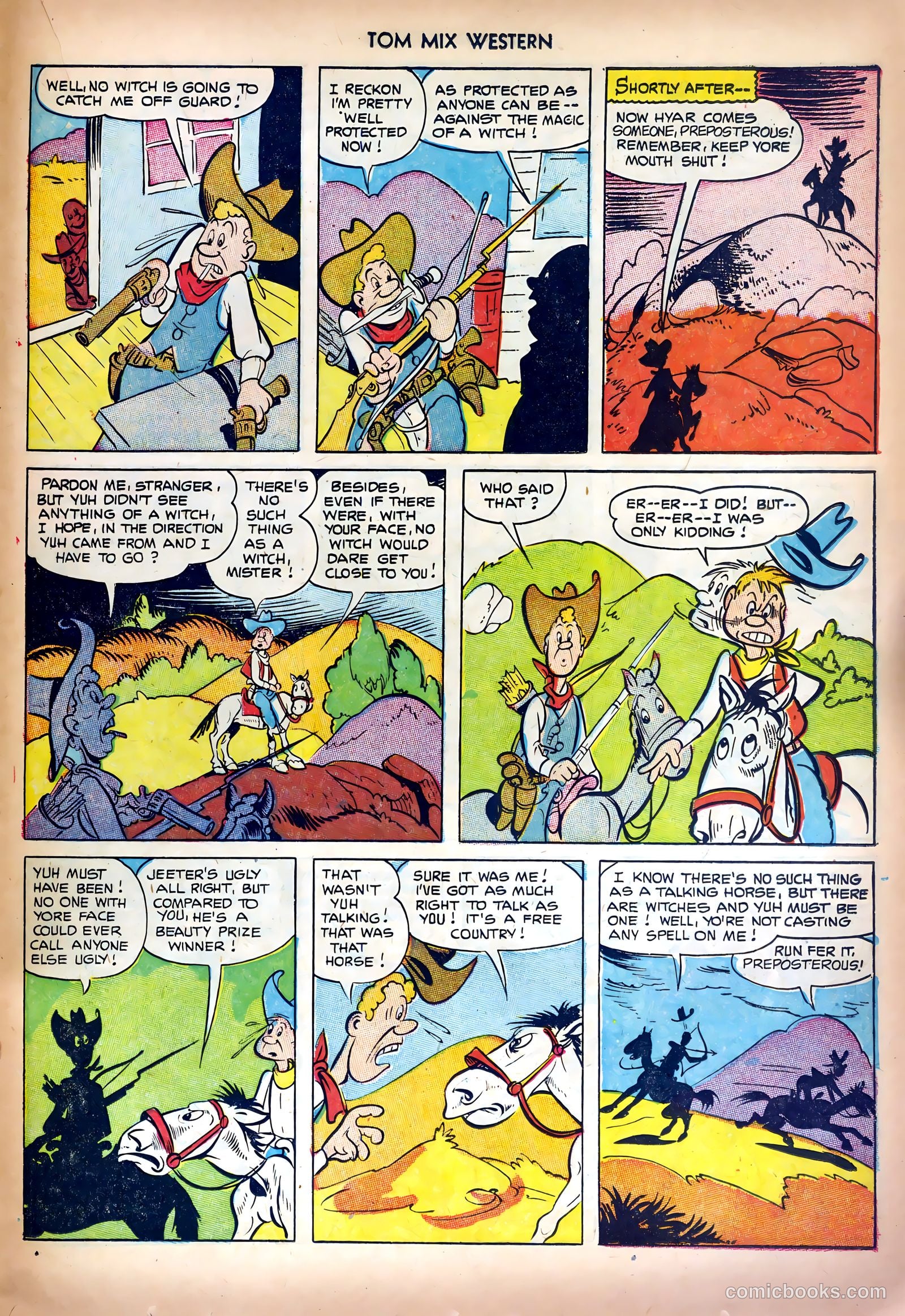 Tom Mix Western #58 (1952) — page 23 of 36