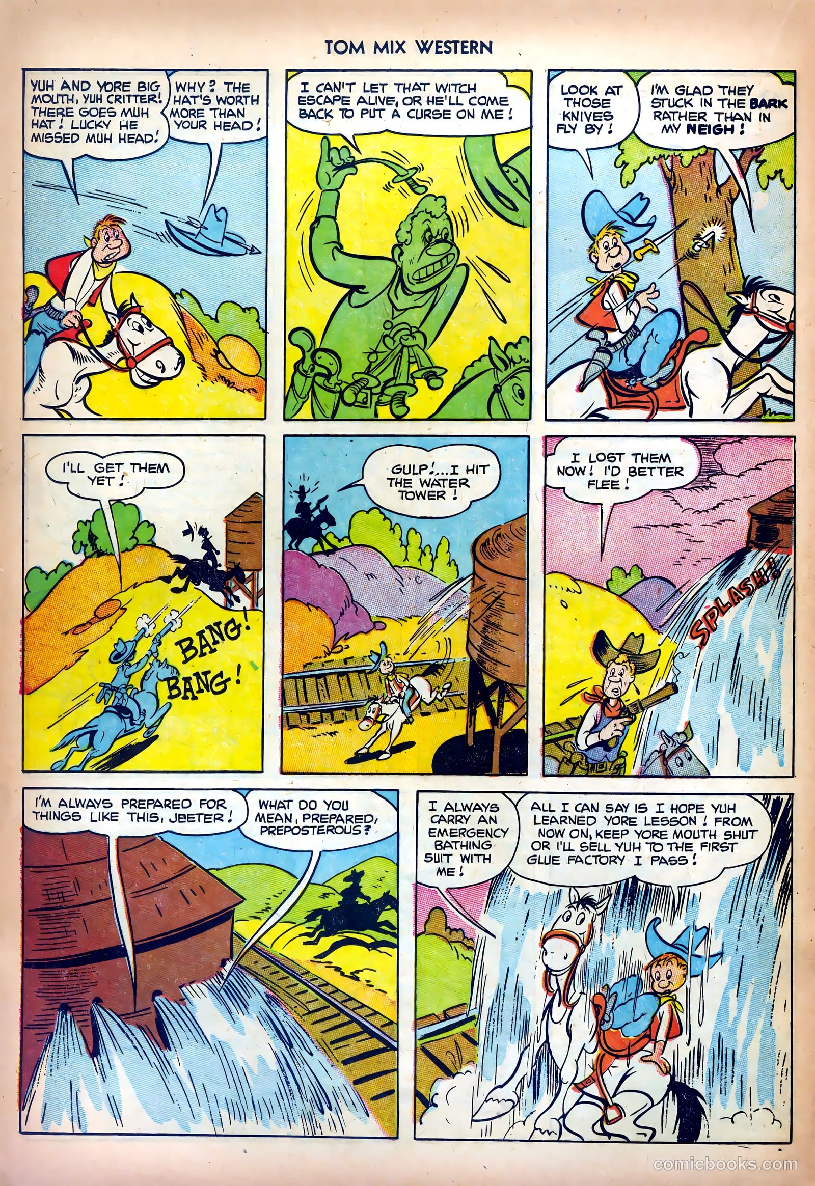 Tom Mix Western #58 (1952) — page 24 of 36